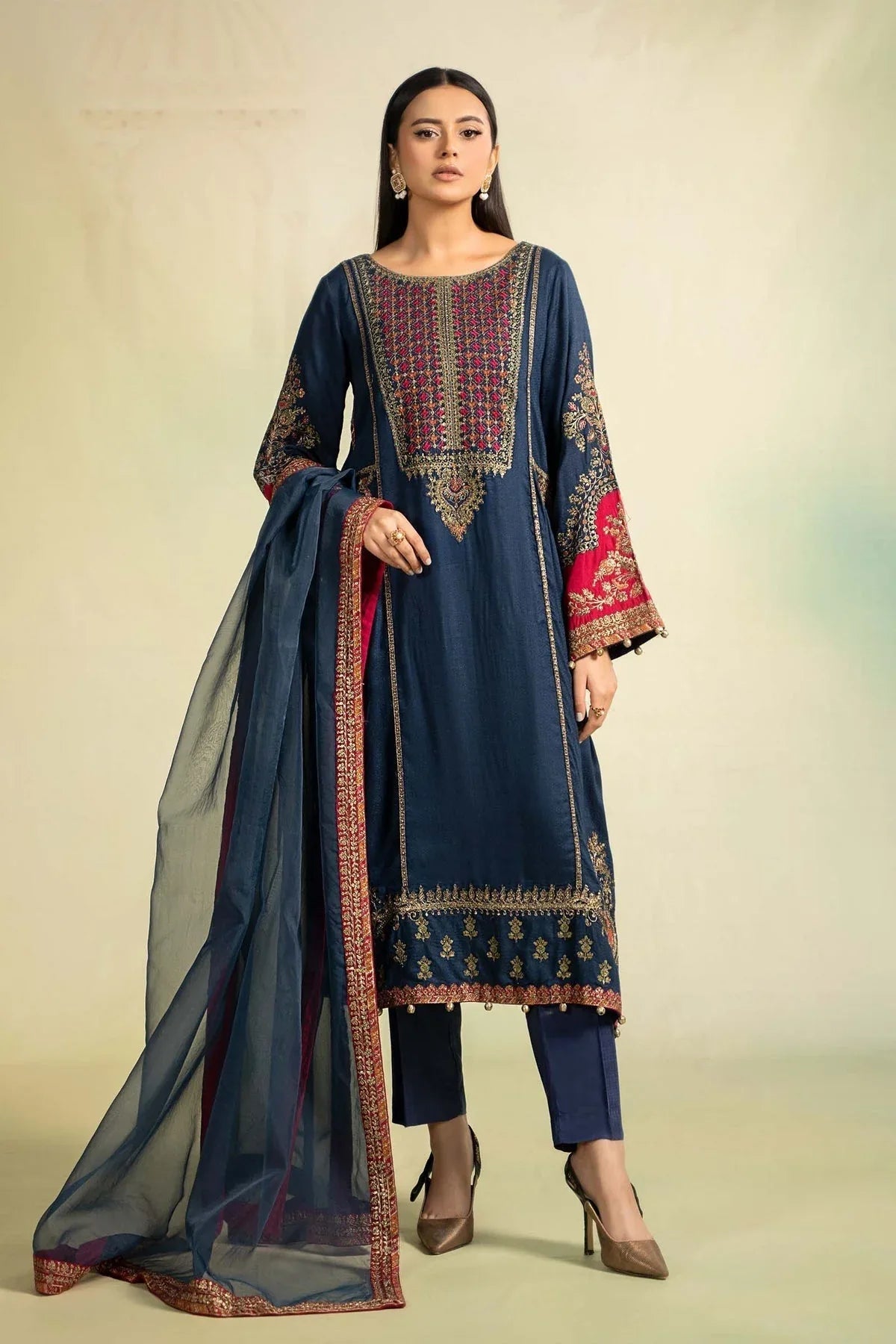 Maria b | Casual Pret 2024 | DW-W24-111 - Aqsa Fabrics