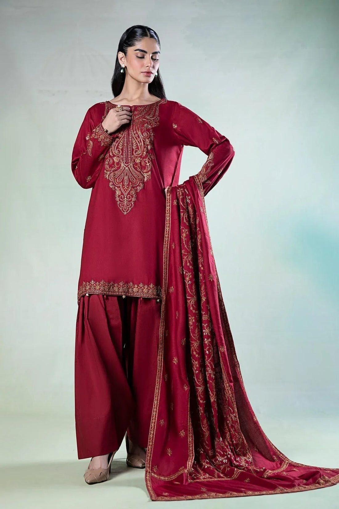 Maria b | Casual Pret 2024 | DW-W24-80 - Aqsa Fabrics