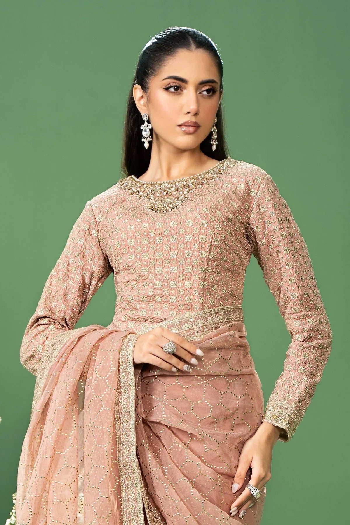 Maria b | Formal Wears | SF-W24-15 - Aqsa Fabrics