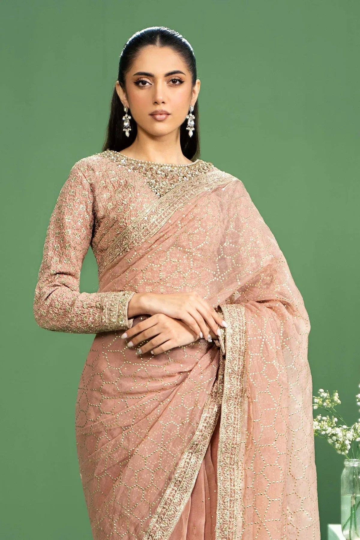 Maria b | Formal Wears | SF-W24-15 - Aqsa Fabrics
