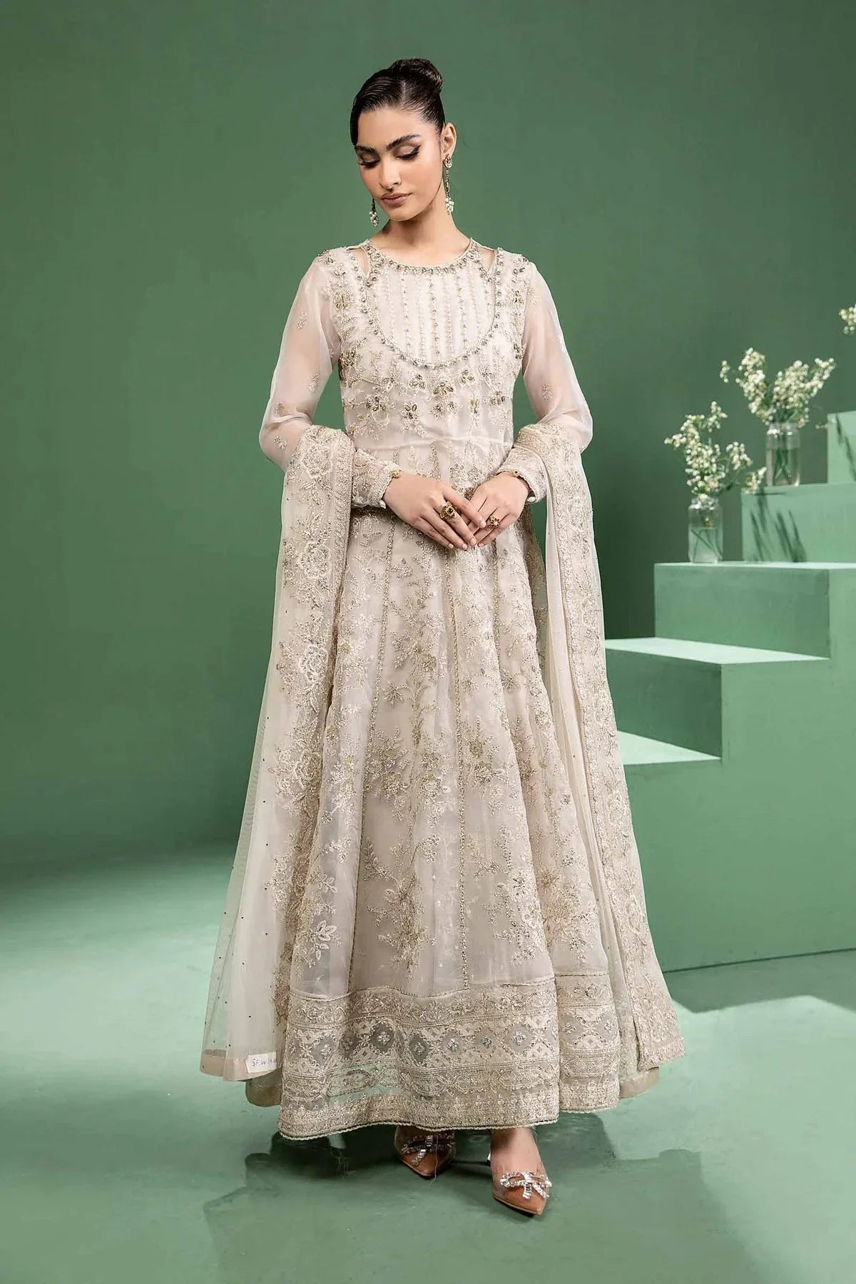 Maria b | Formal Wears | SF-W24-16 - Aqsa Fabrics