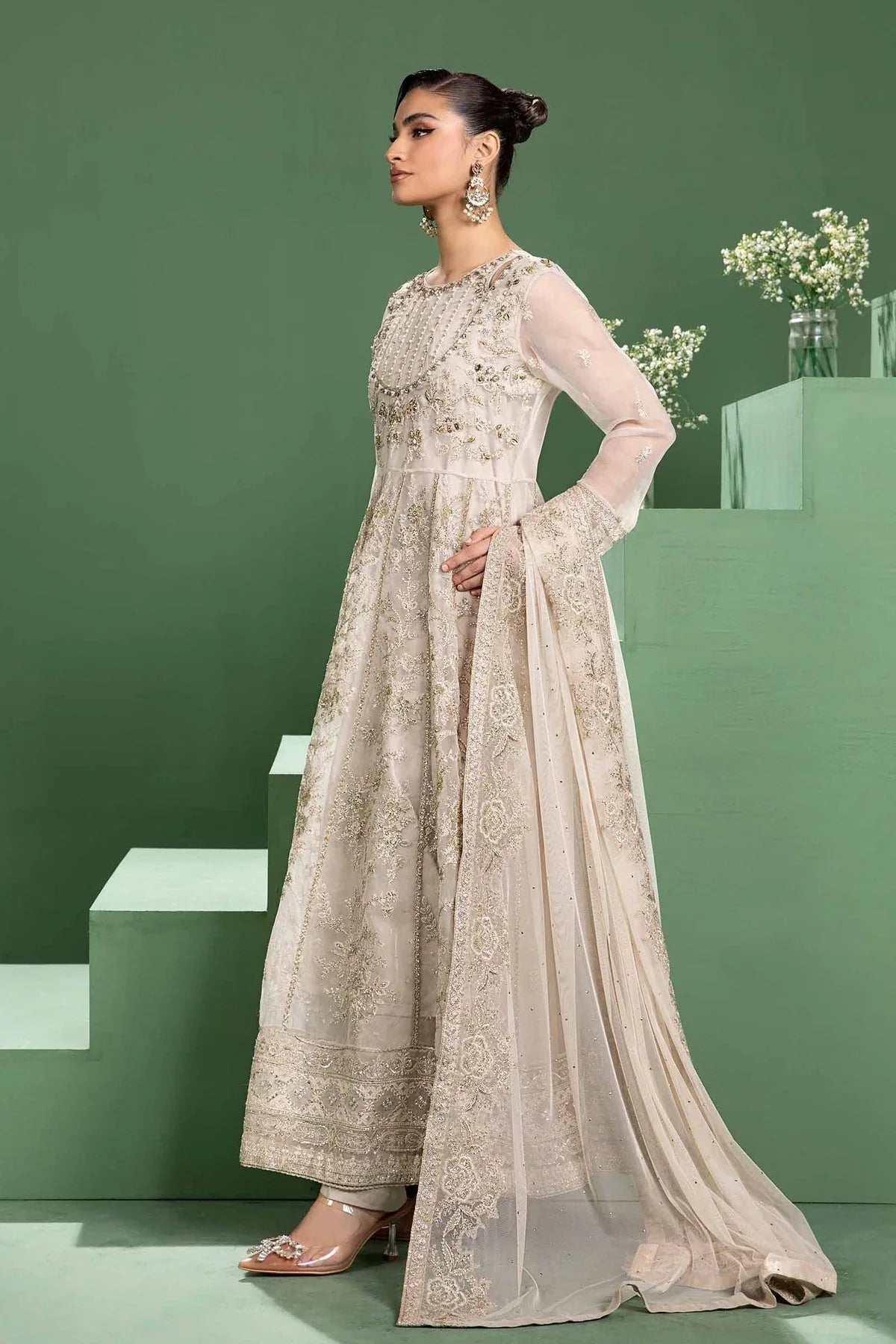 Maria b | Formal Wears | SF-W24-16 - Aqsa Fabrics