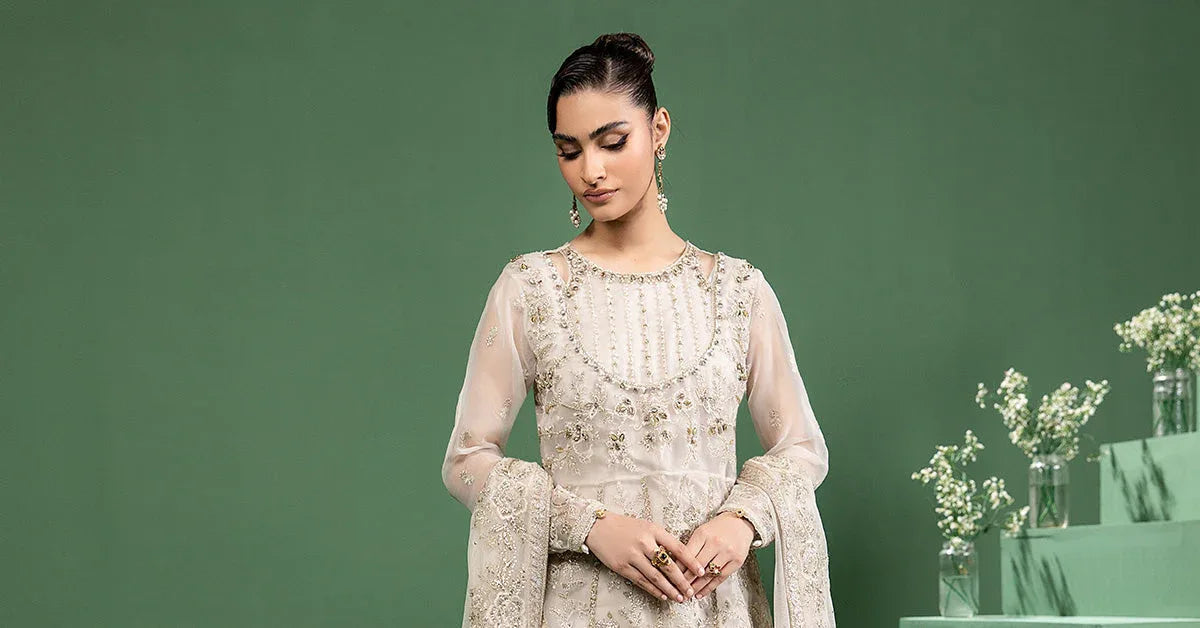 Maria b | Formal Wears | SF-W24-16 - Aqsa Fabrics
