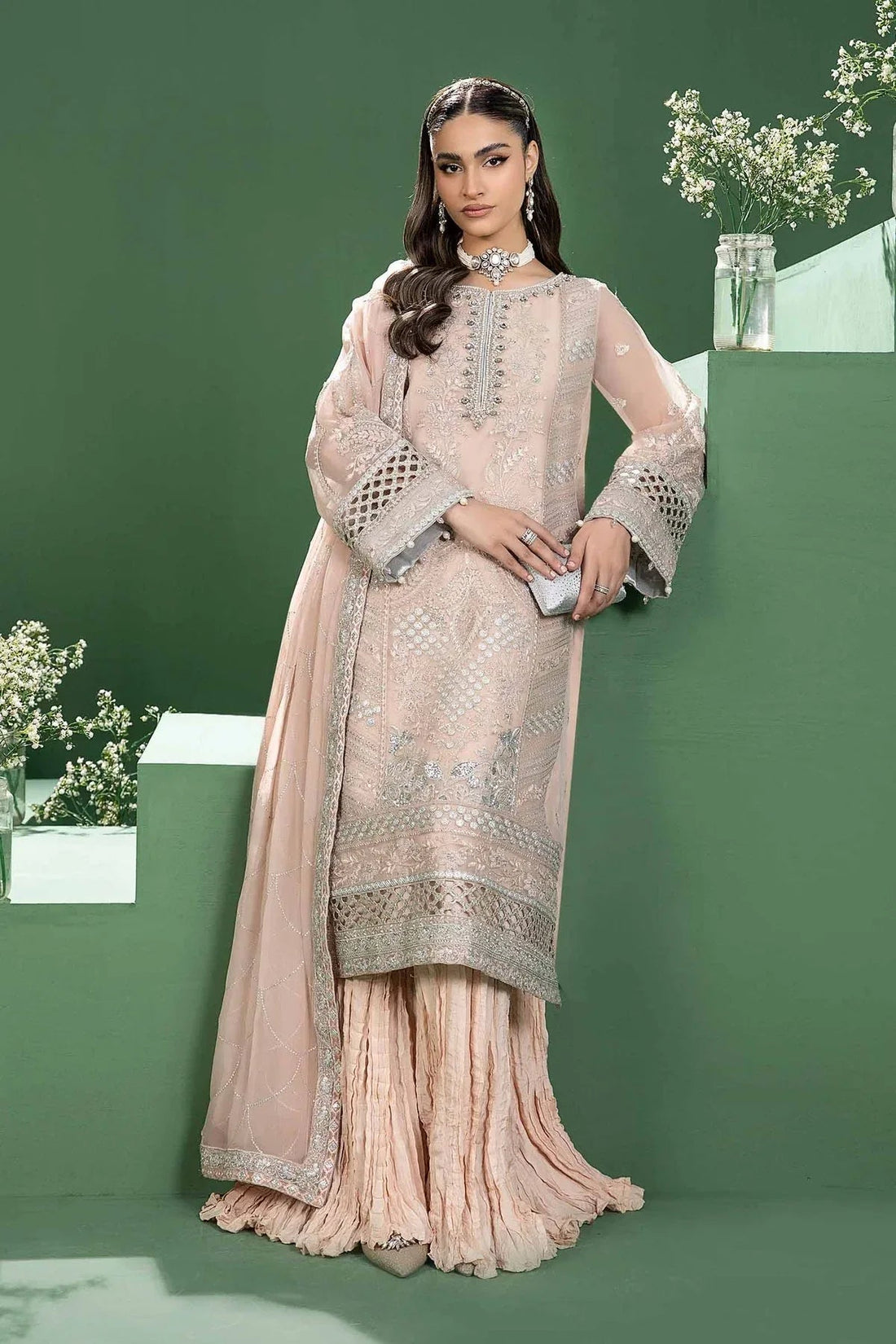 Maria b | Formal Wears | SF-W24-18 - Aqsa Fabrics