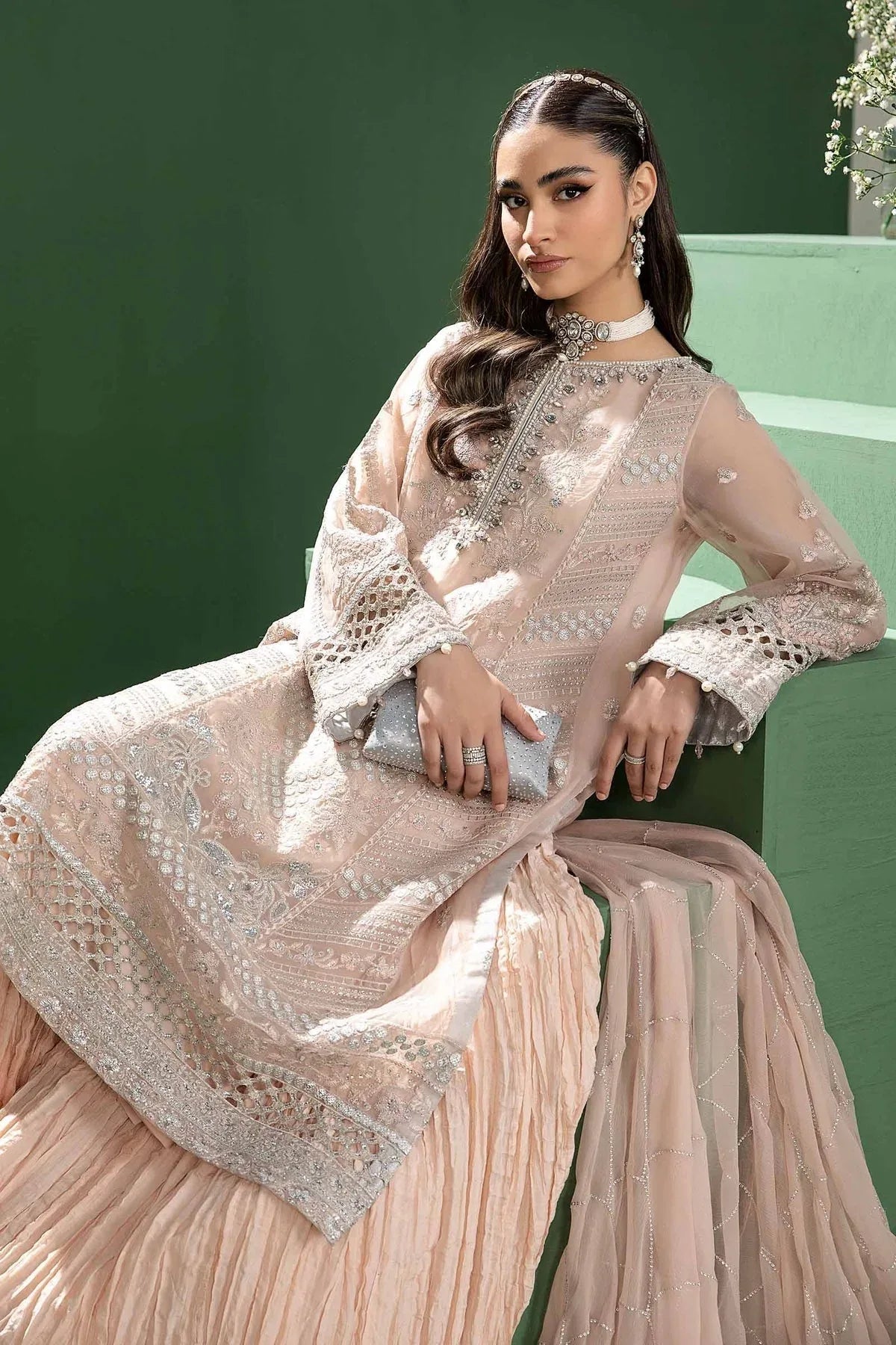 Maria b | Formal Wears | SF-W24-18 - Aqsa Fabrics
