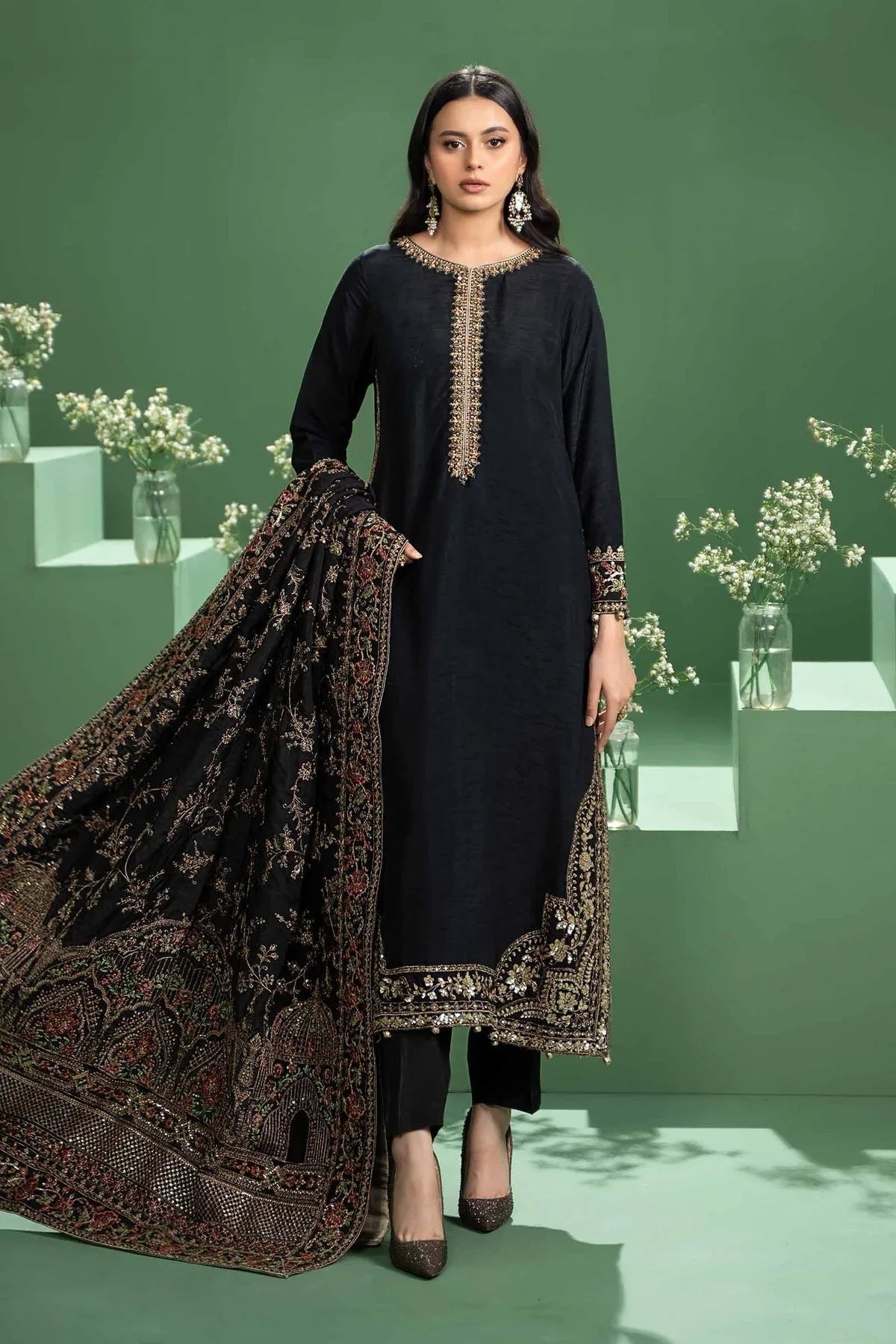 Maria b | Formal Wears | SF-W24-20 - Aqsa Fabrics