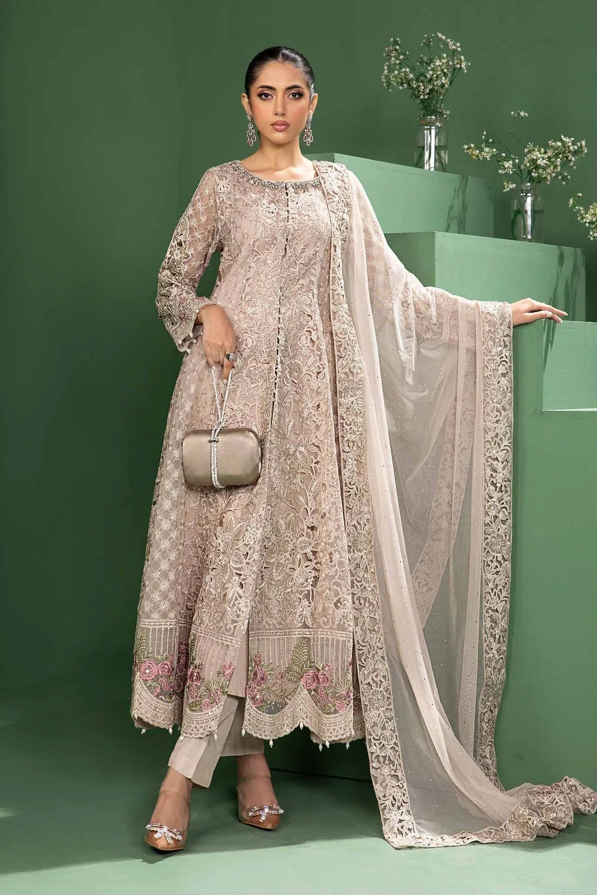 Maria b | Formal Wears | SF-W24-46 - Aqsa Fabrics