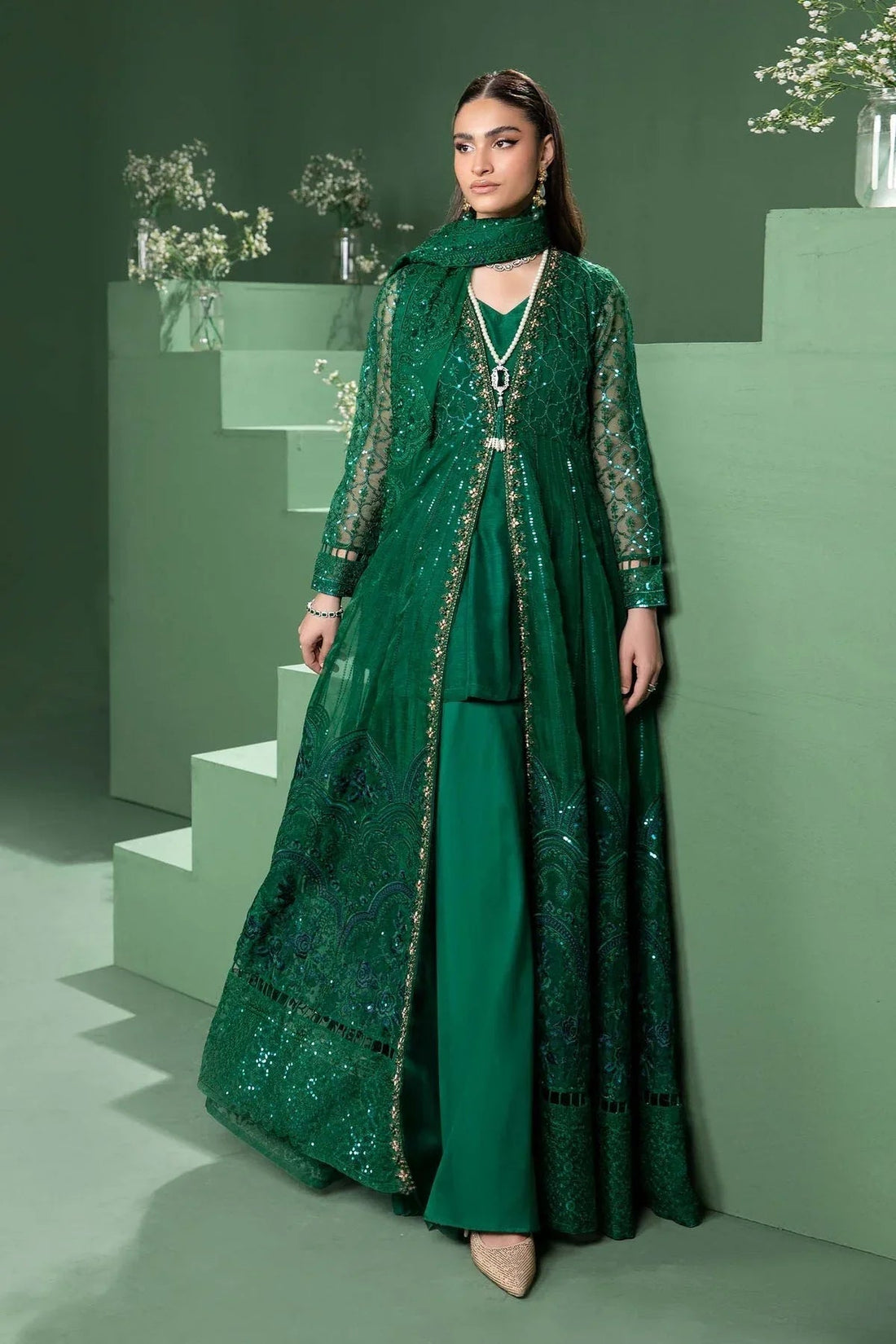 Maria b | Formal Wears | SF-W24-70 - Aqsa Fabrics