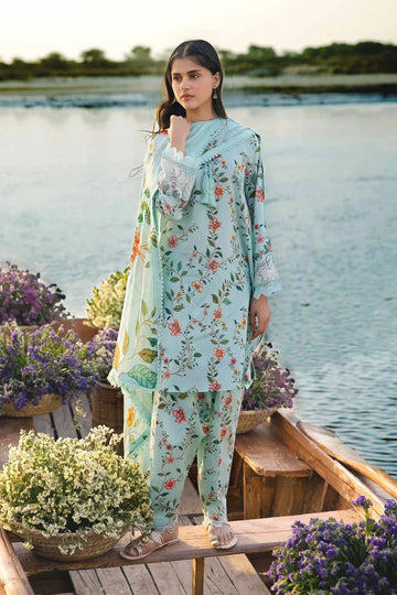 Maria b | M Basics Lawn | 406-B - Aqsa Fabrics