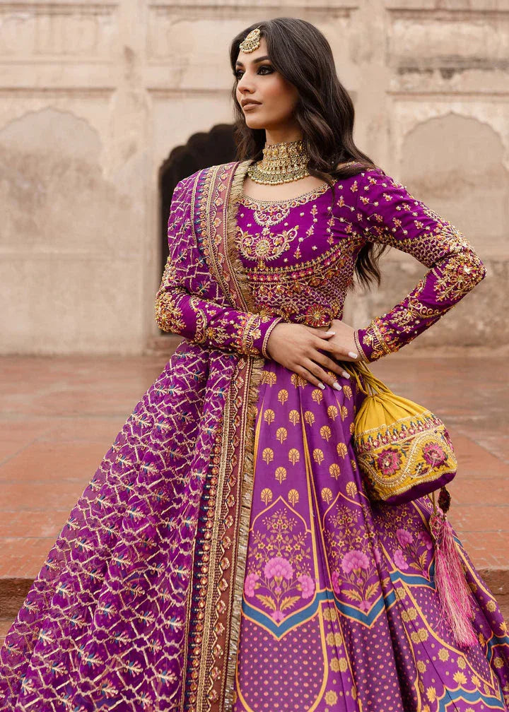 Maria Osama Khan | Khawabeedah Wedding Formals | Mehva - Aqsa Fabrics