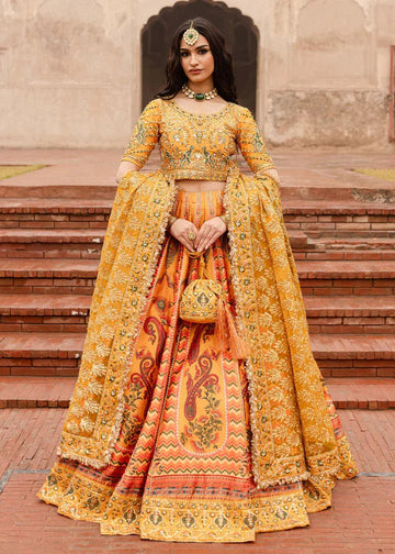 Maria Osama Khan | Khawabeedah Wedding Formals | Zariya - Aqsa Fabrics