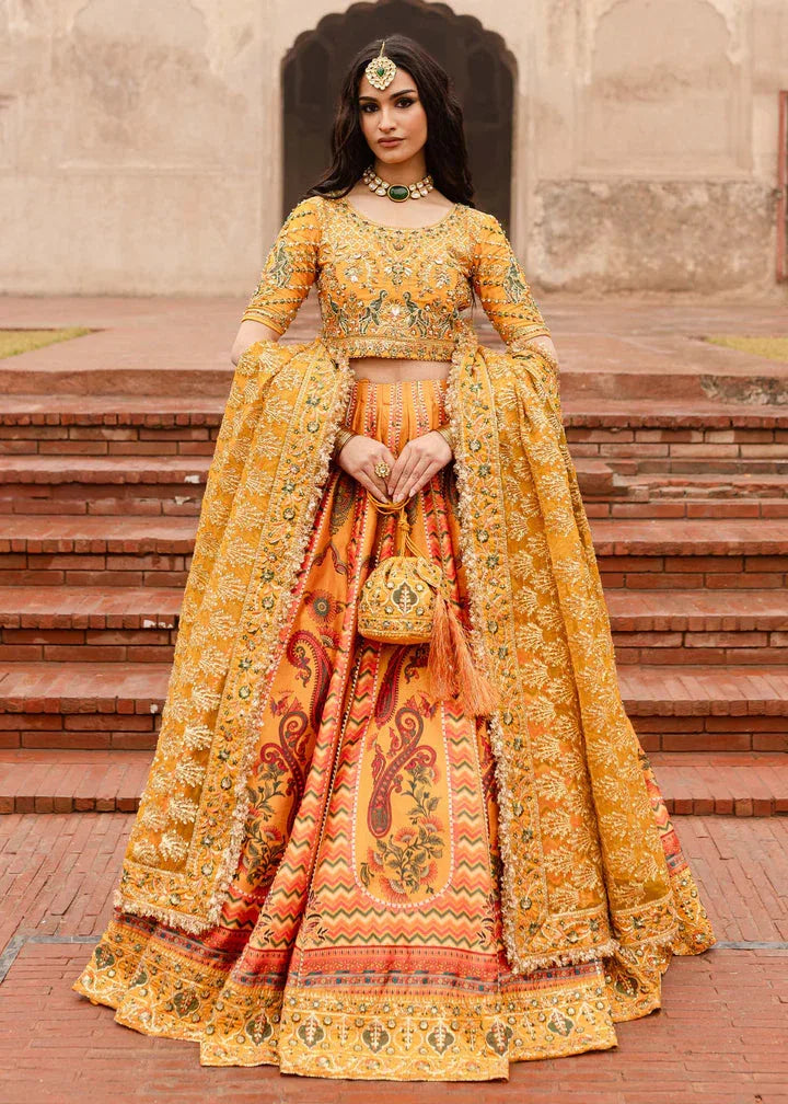 Maria Osama Khan | Khawabeedah Wedding Formals | Zariya - Aqsa Fabrics