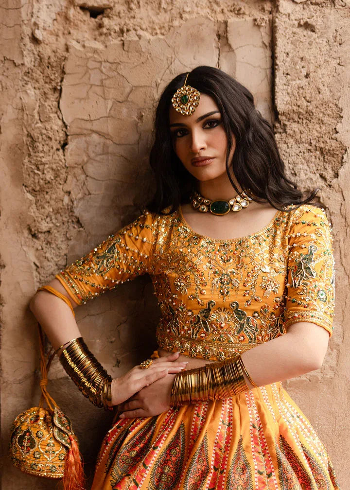 Maria Osama Khan | Khawabeedah Wedding Formals | Zariya - Aqsa Fabrics