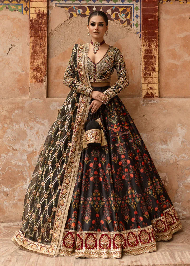 Maria Osama Khan | Khawabeedah Wedding Formals | Shab e posh - Aqsa Fabrics