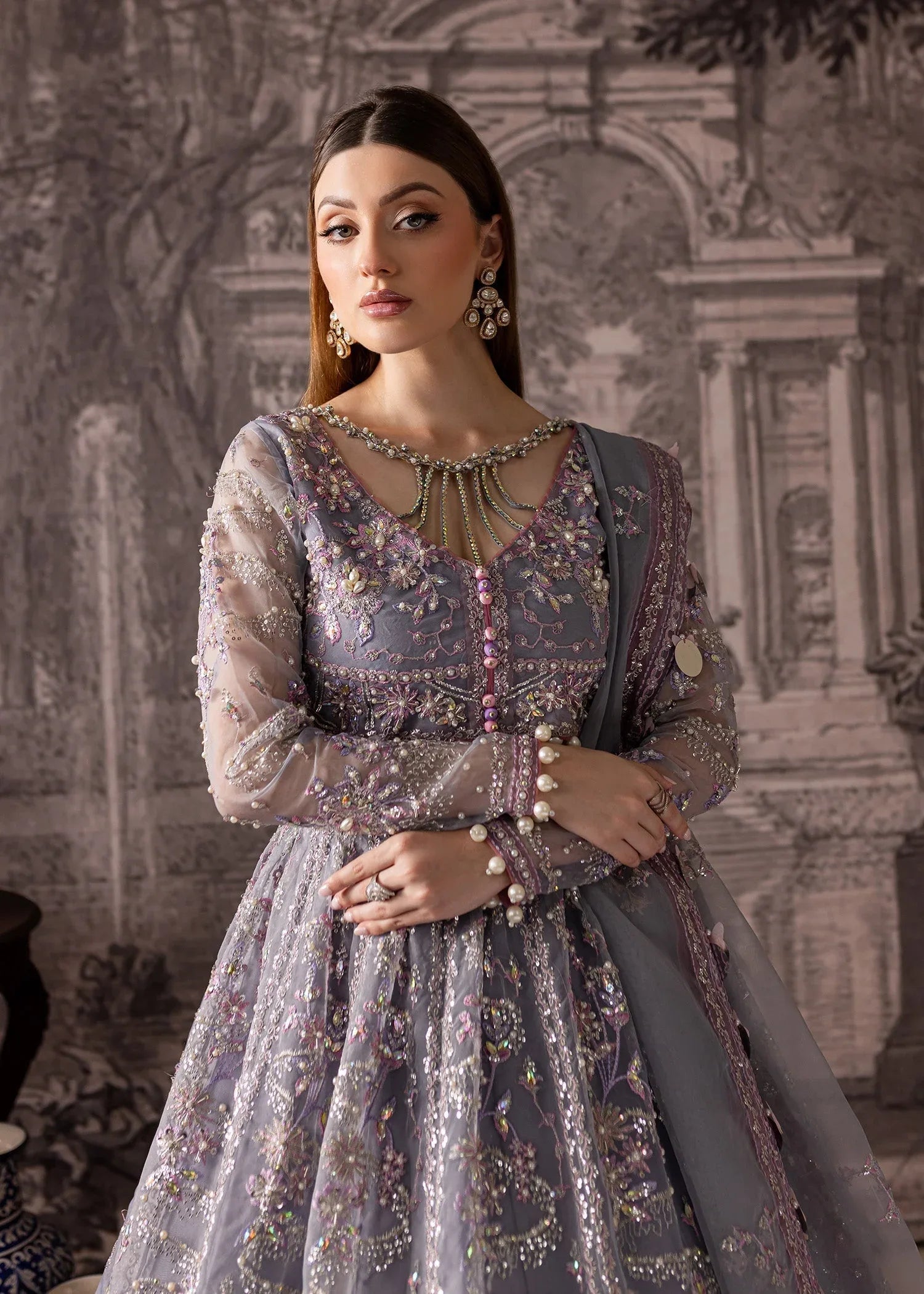 Maria Osama Khan | Mystara Wedding Festive | Lyra - Aqsa Fabrics