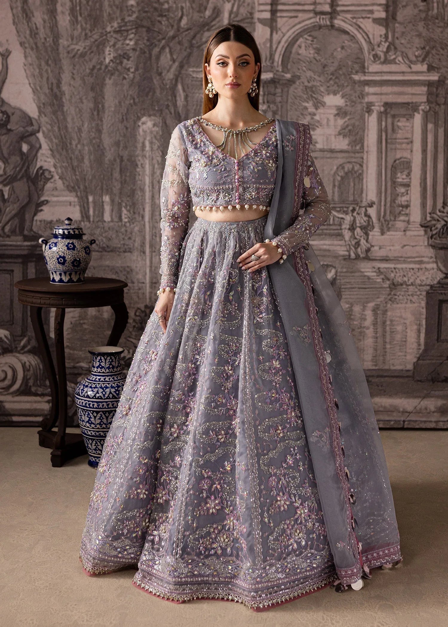 Maria Osama Khan | Mystara Wedding Festive | Lyra - Aqsa Fabrics