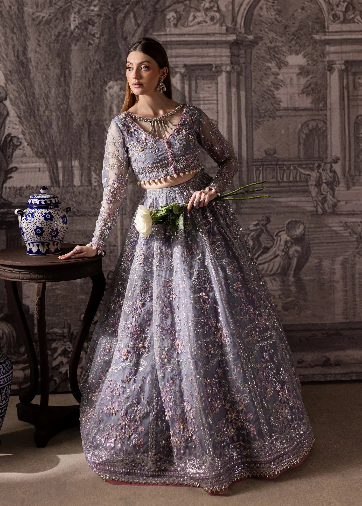 Maria Osama Khan | Mystara Wedding Festive | Lyra - Aqsa Fabrics