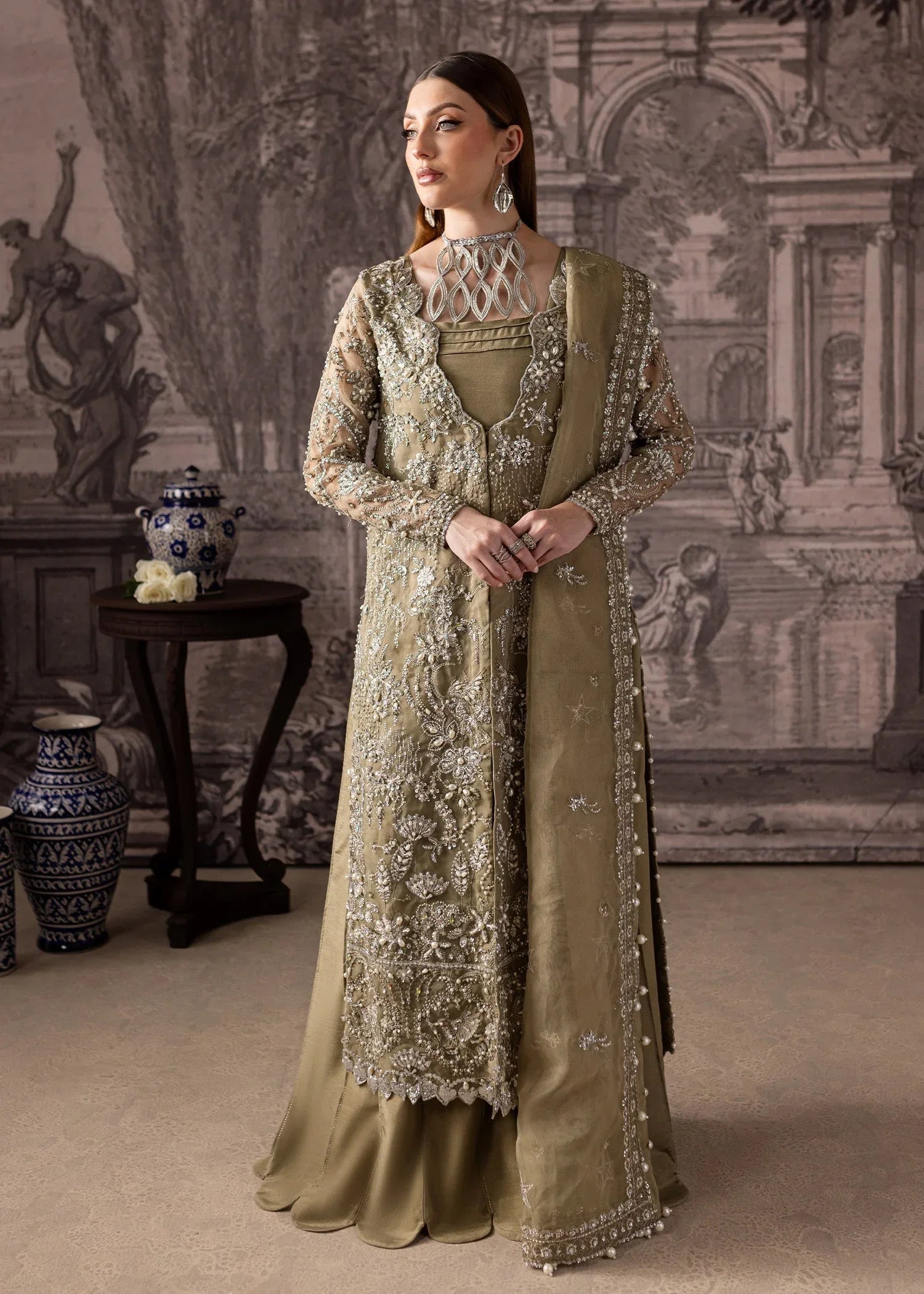Maria Osama Khan | Mystara Wedding Festive | Oraya - Aqsa Fabrics