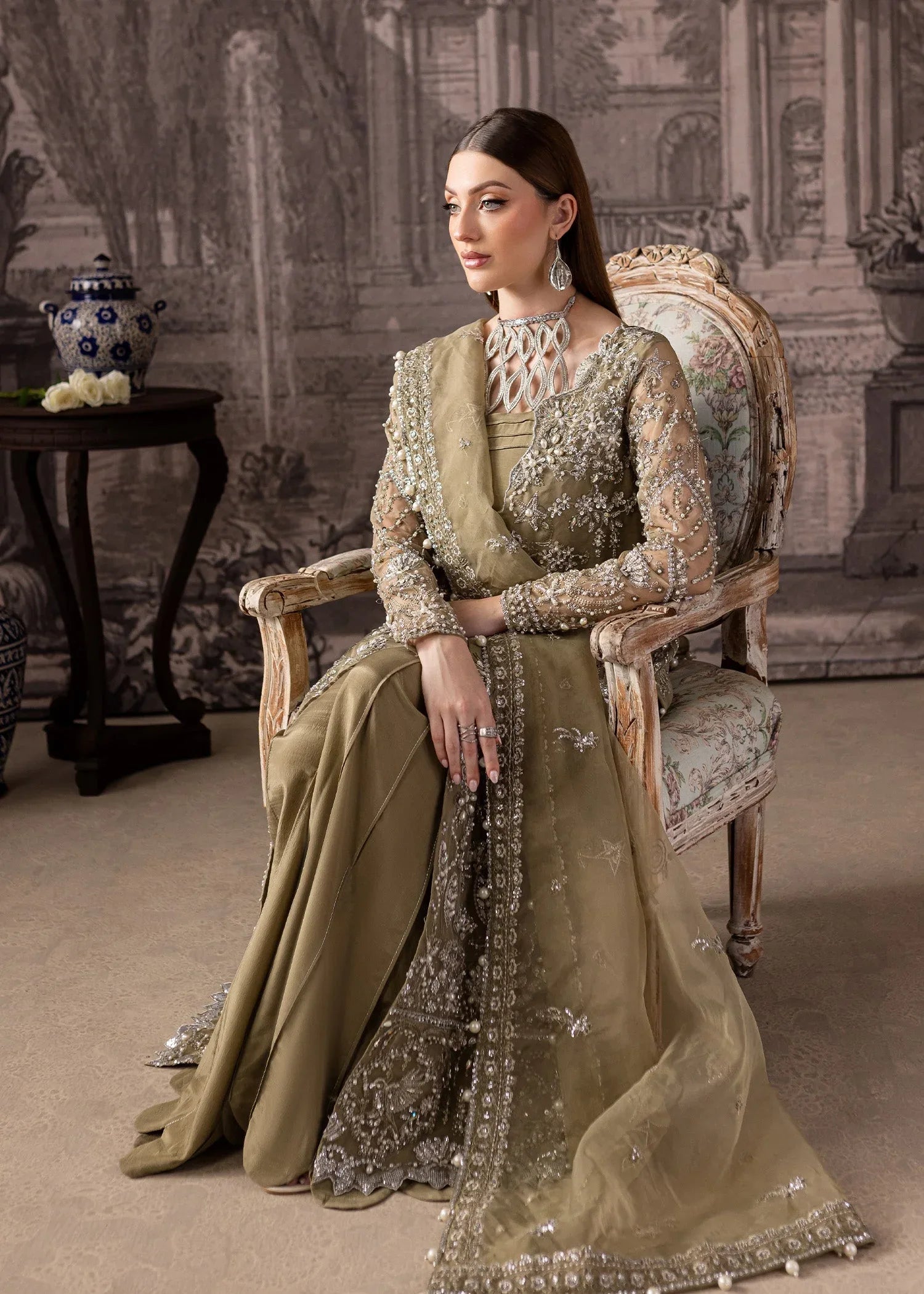 Maria Osama Khan | Mystara Wedding Festive | Oraya - Aqsa Fabrics