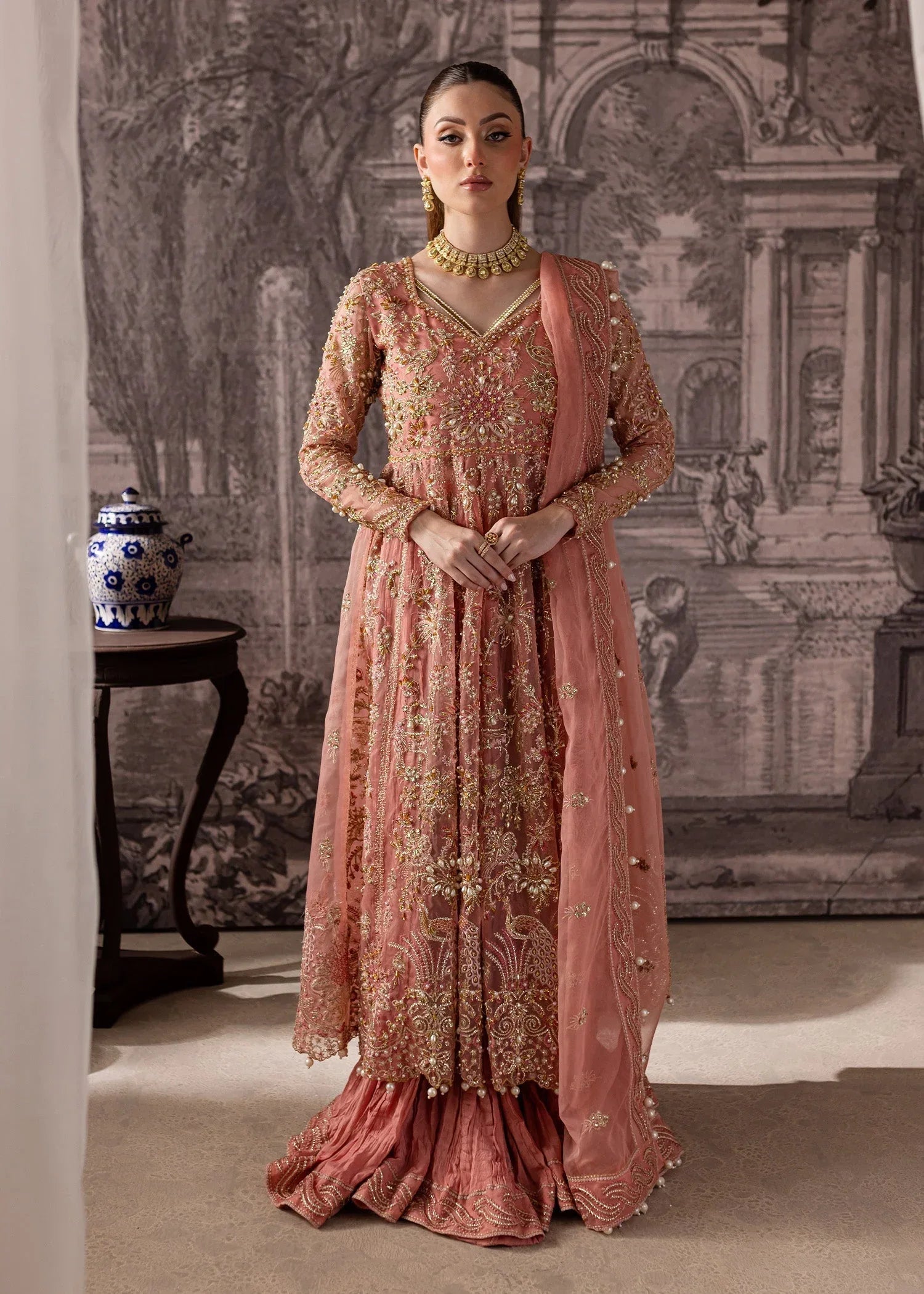 Maria Osama Khan | Mystara Wedding Festive |  Alera - Aqsa Fabrics