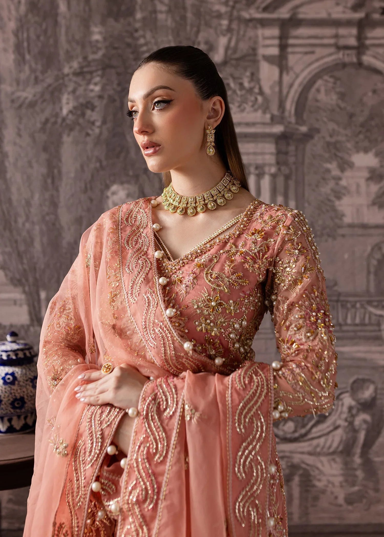 Maria Osama Khan | Mystara Wedding Festive |  Alera - Aqsa Fabrics