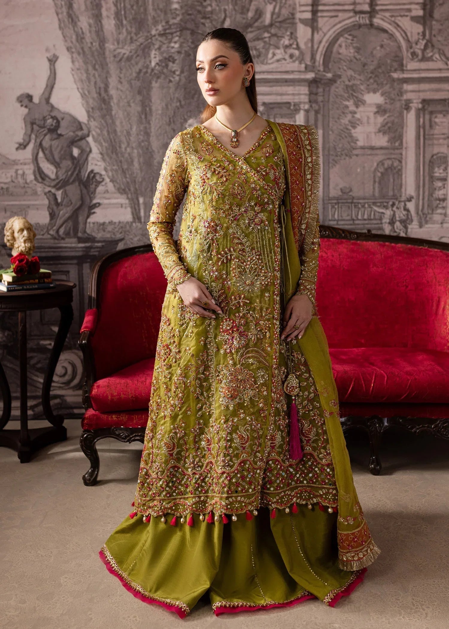 Maria Osama Khan | Mystara Wedding Festive | Noir - Aqsa Fabrics
