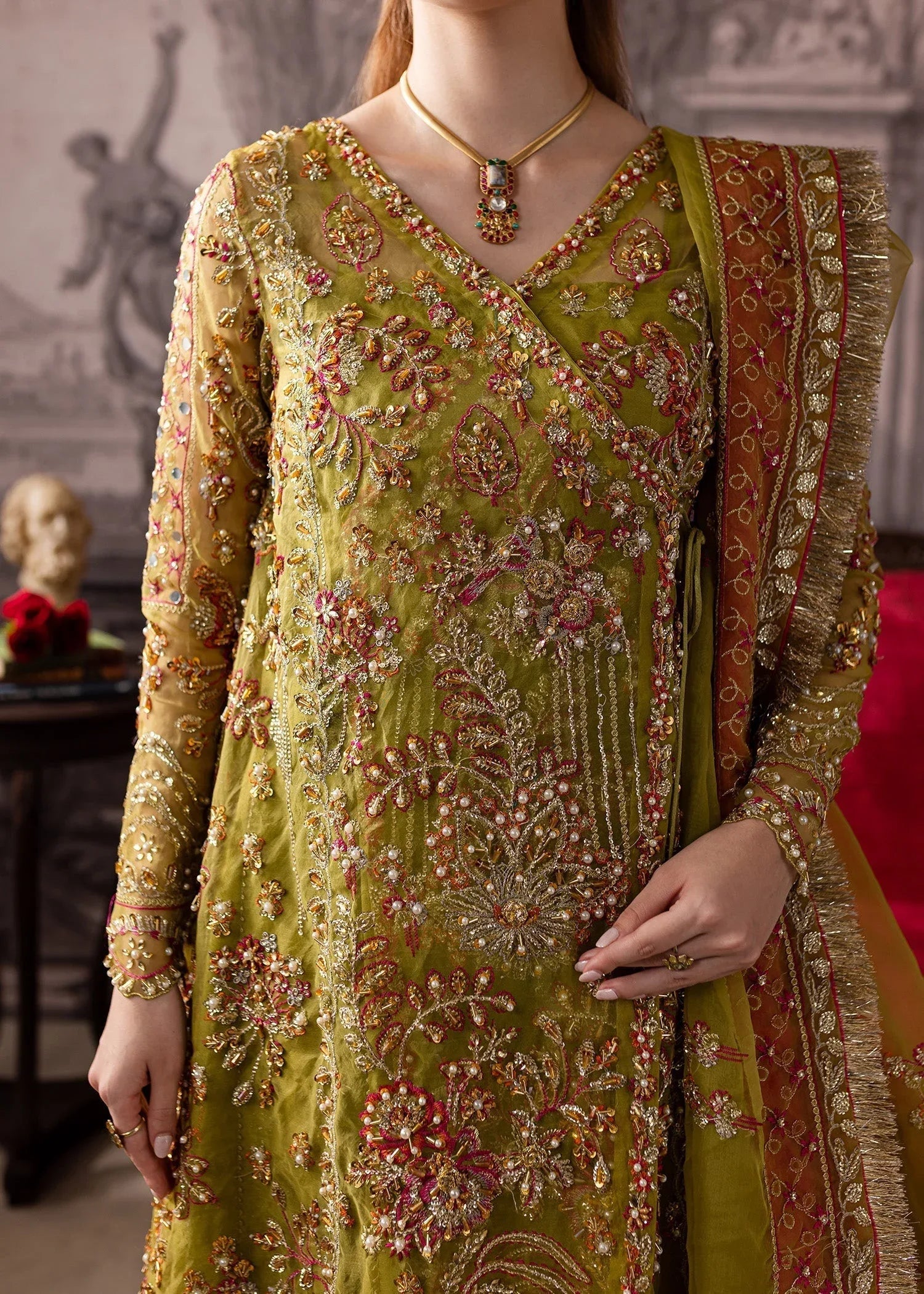 Maria Osama Khan | Mystara Wedding Festive | Noir - Aqsa Fabrics