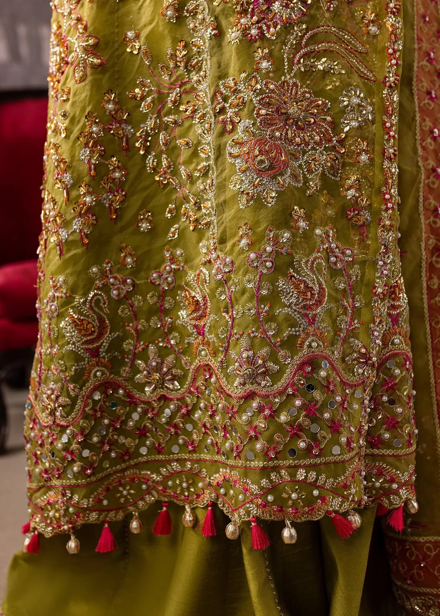 Maria Osama Khan | Mystara Wedding Festive | Noir - Aqsa Fabrics