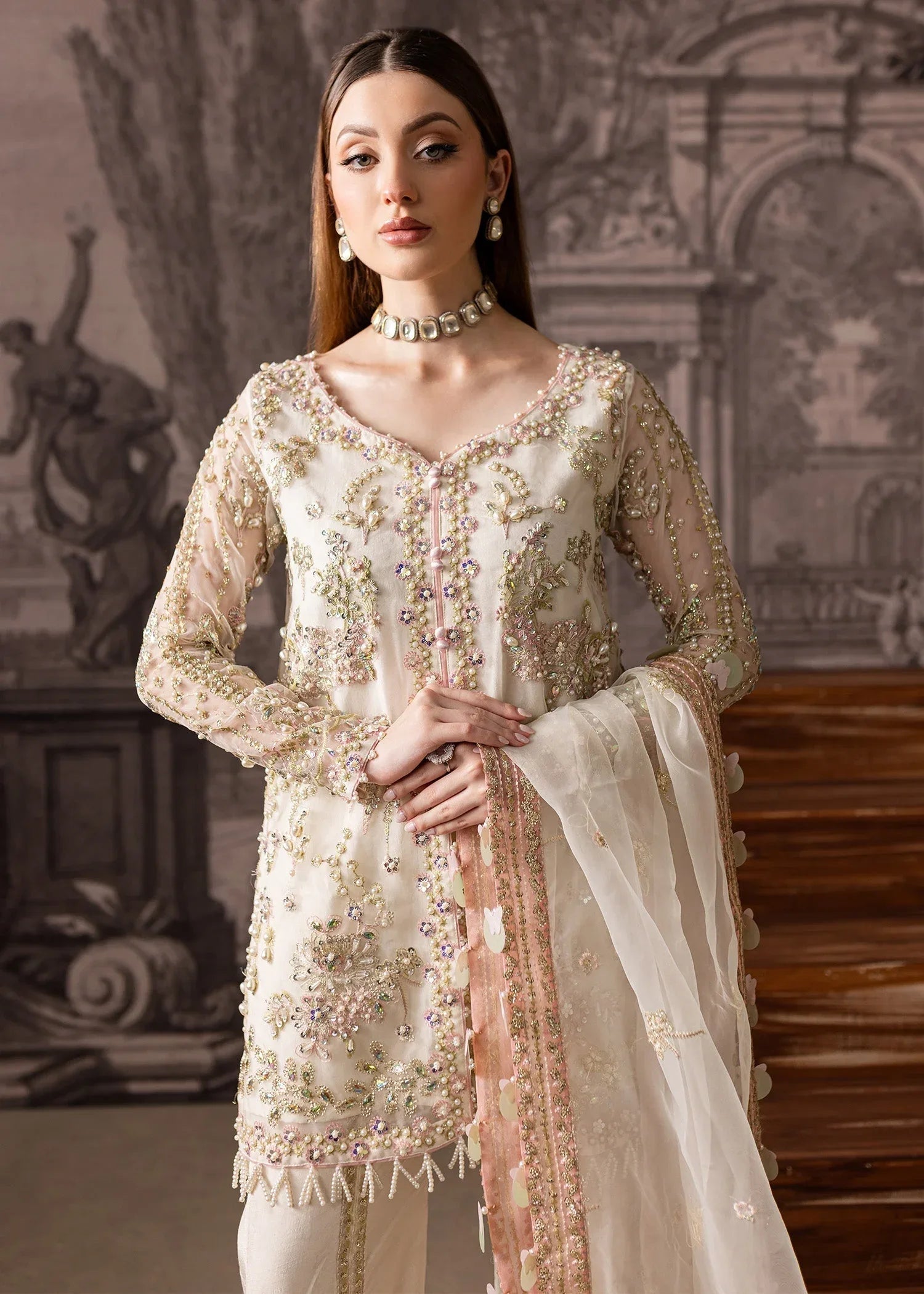 Maria Osama Khan | Mystara Wedding Festive | Zeest - Aqsa Fabrics
