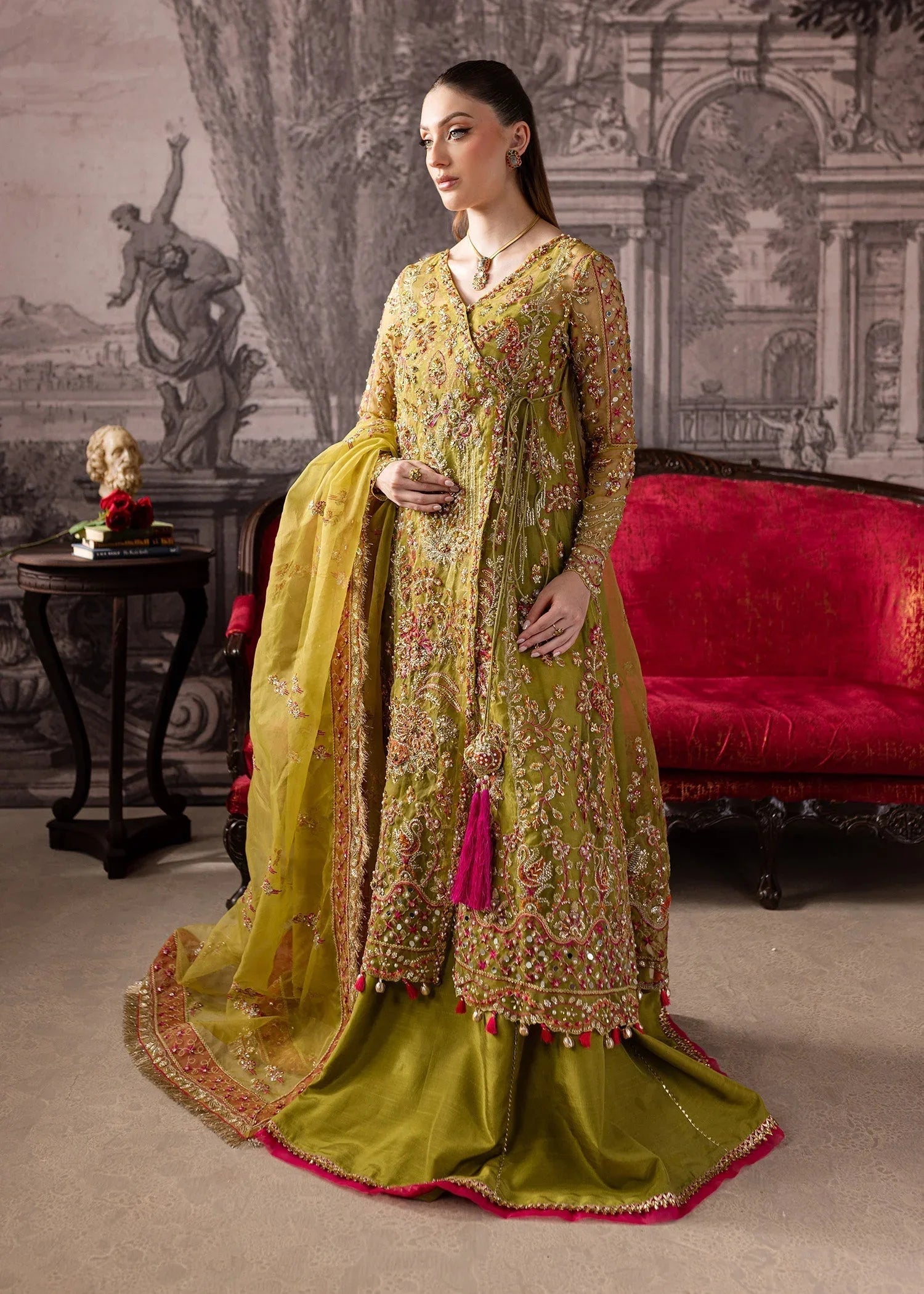 Maria Osama Khan | Mystara Wedding Festive | Noir - Aqsa Fabrics