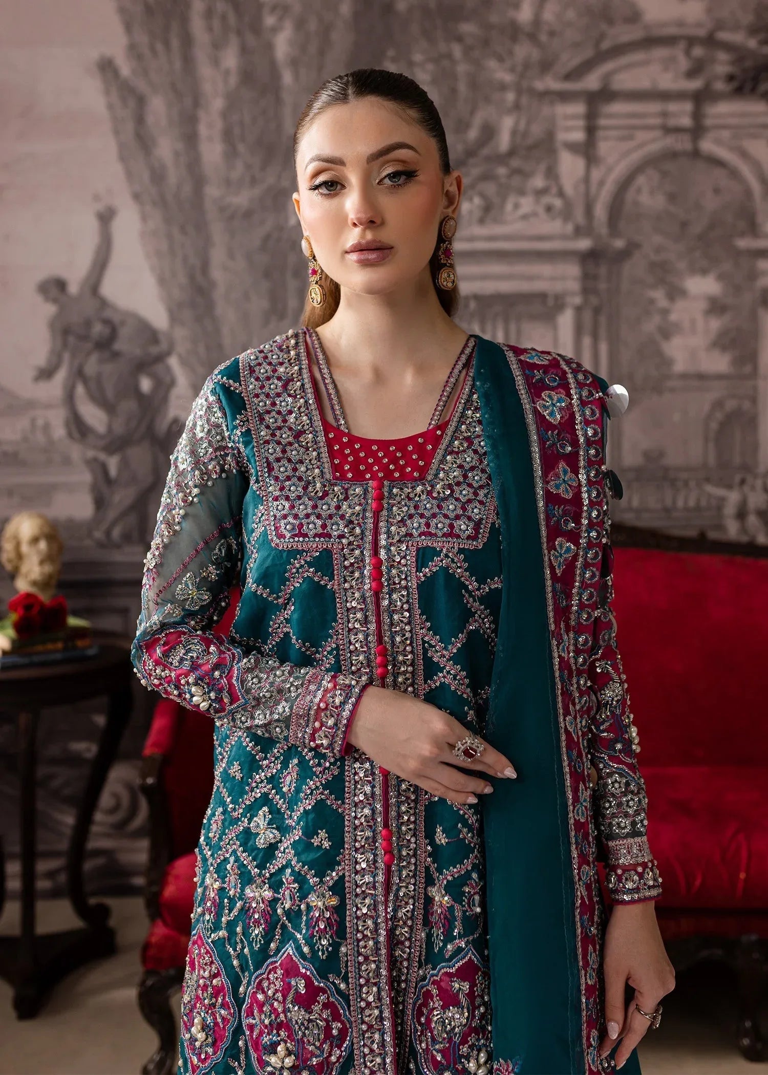 Maria Osama Khan | Mystara Wedding Festive | Riva - Aqsa Fabrics