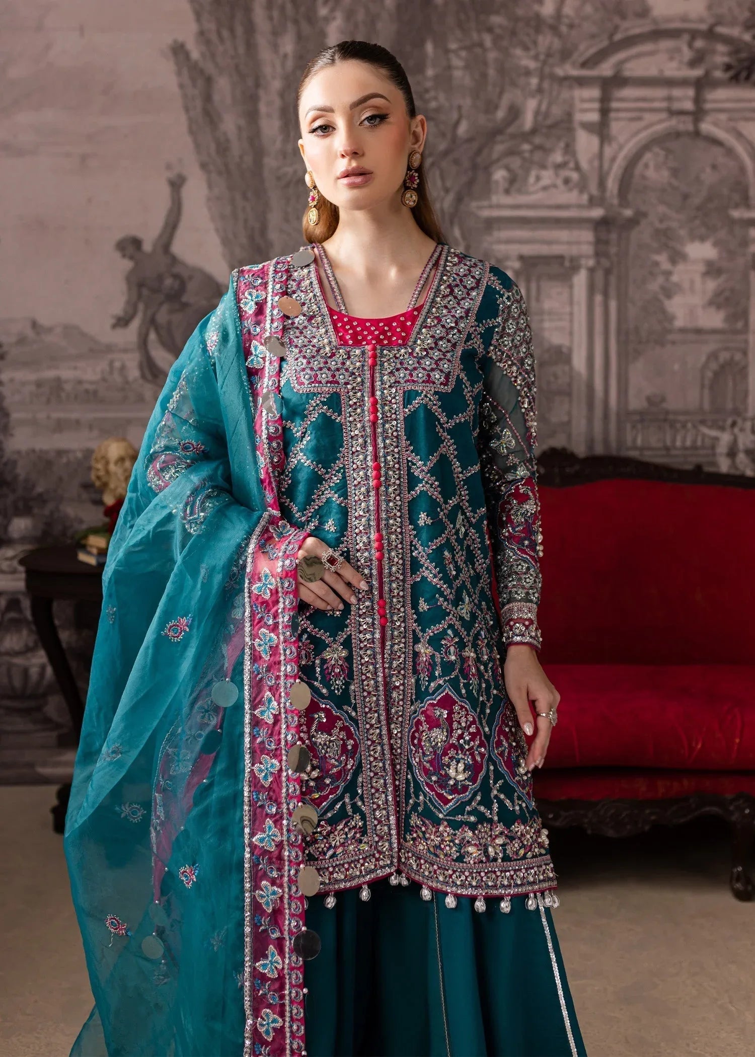 Maria Osama Khan | Mystara Wedding Festive | Riva - Aqsa Fabrics
