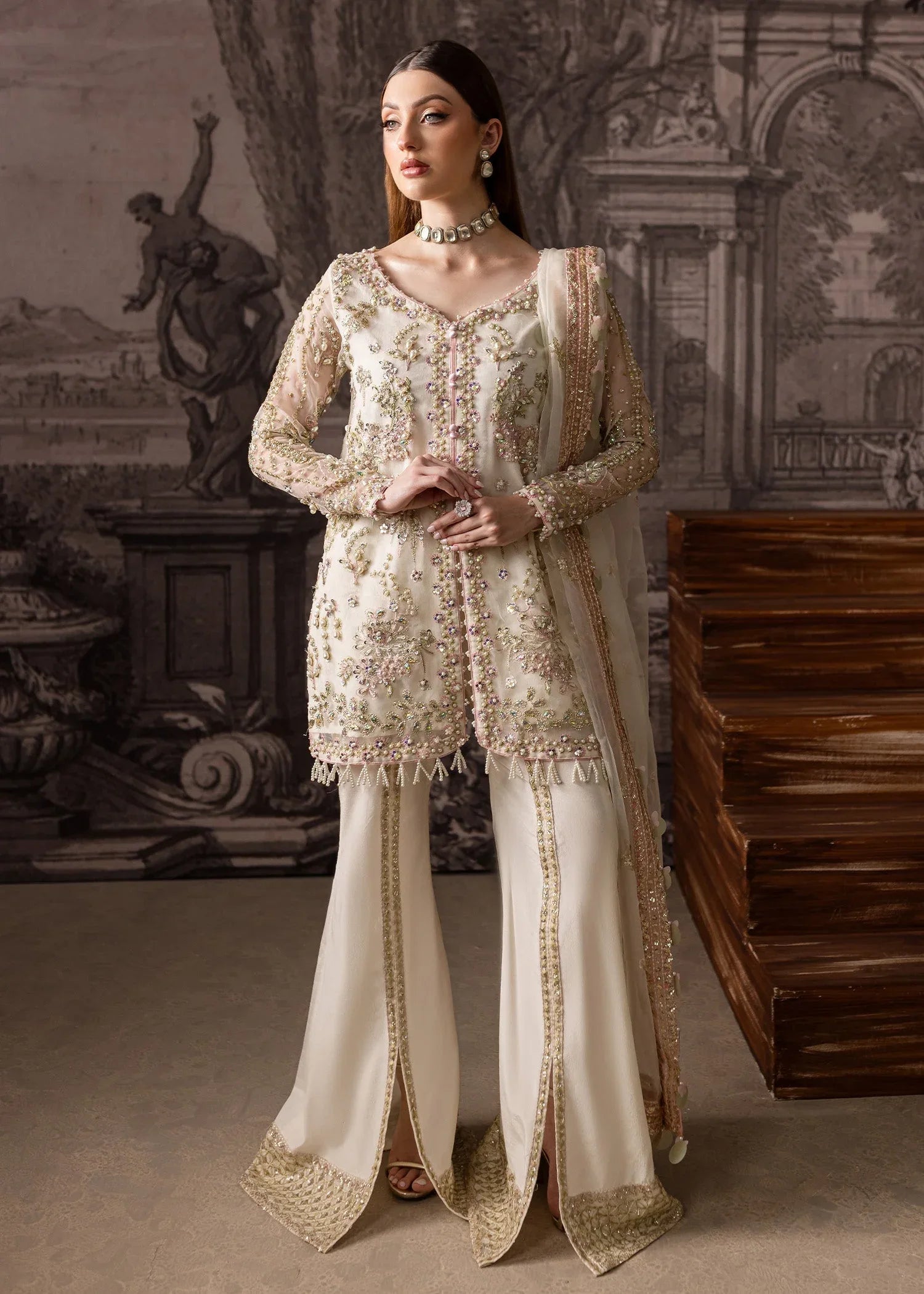Maria Osama Khan | Mystara Wedding Festive | Zeest - Aqsa Fabrics