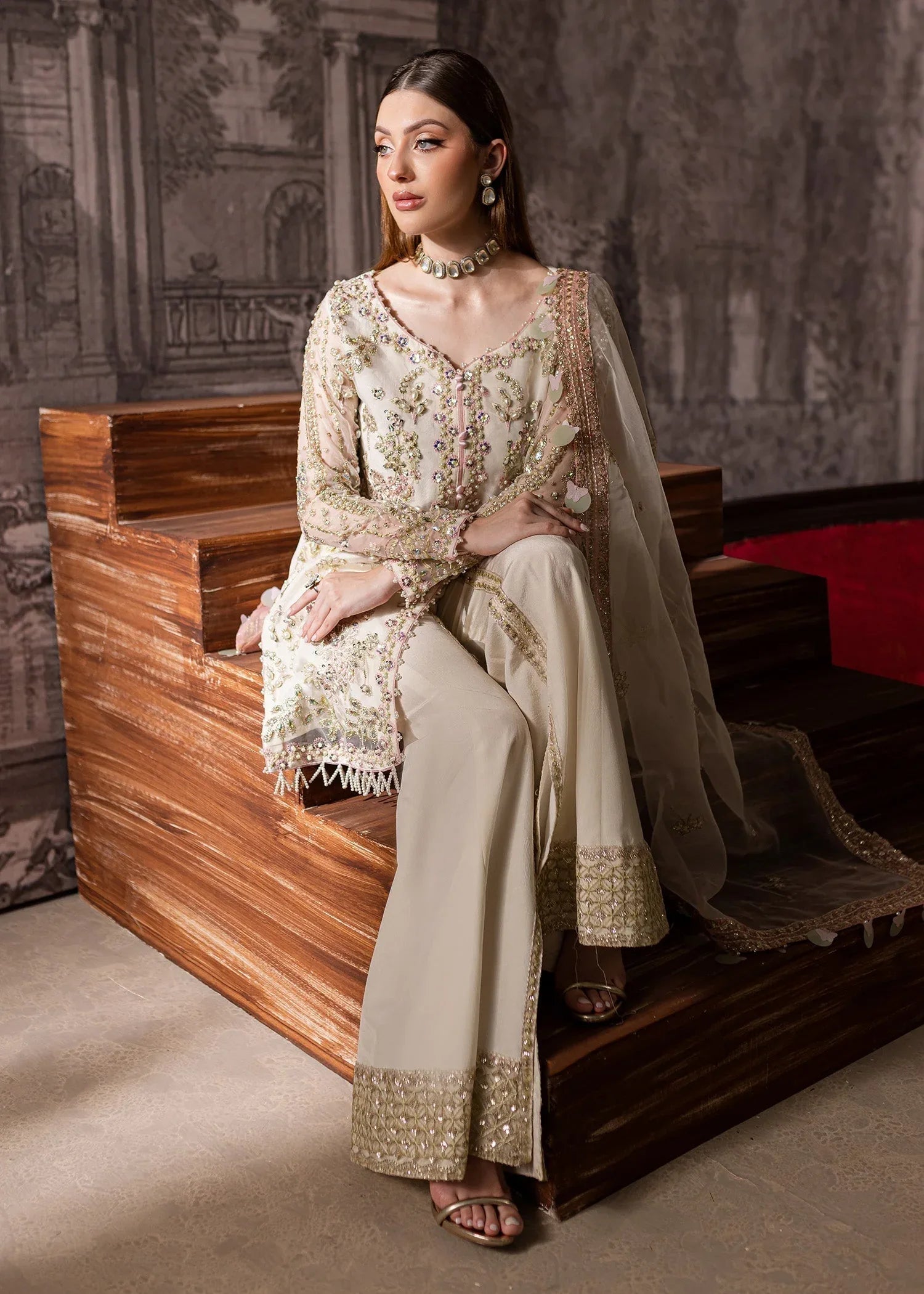 Maria Osama Khan | Mystara Wedding Festive | Zeest - Aqsa Fabrics