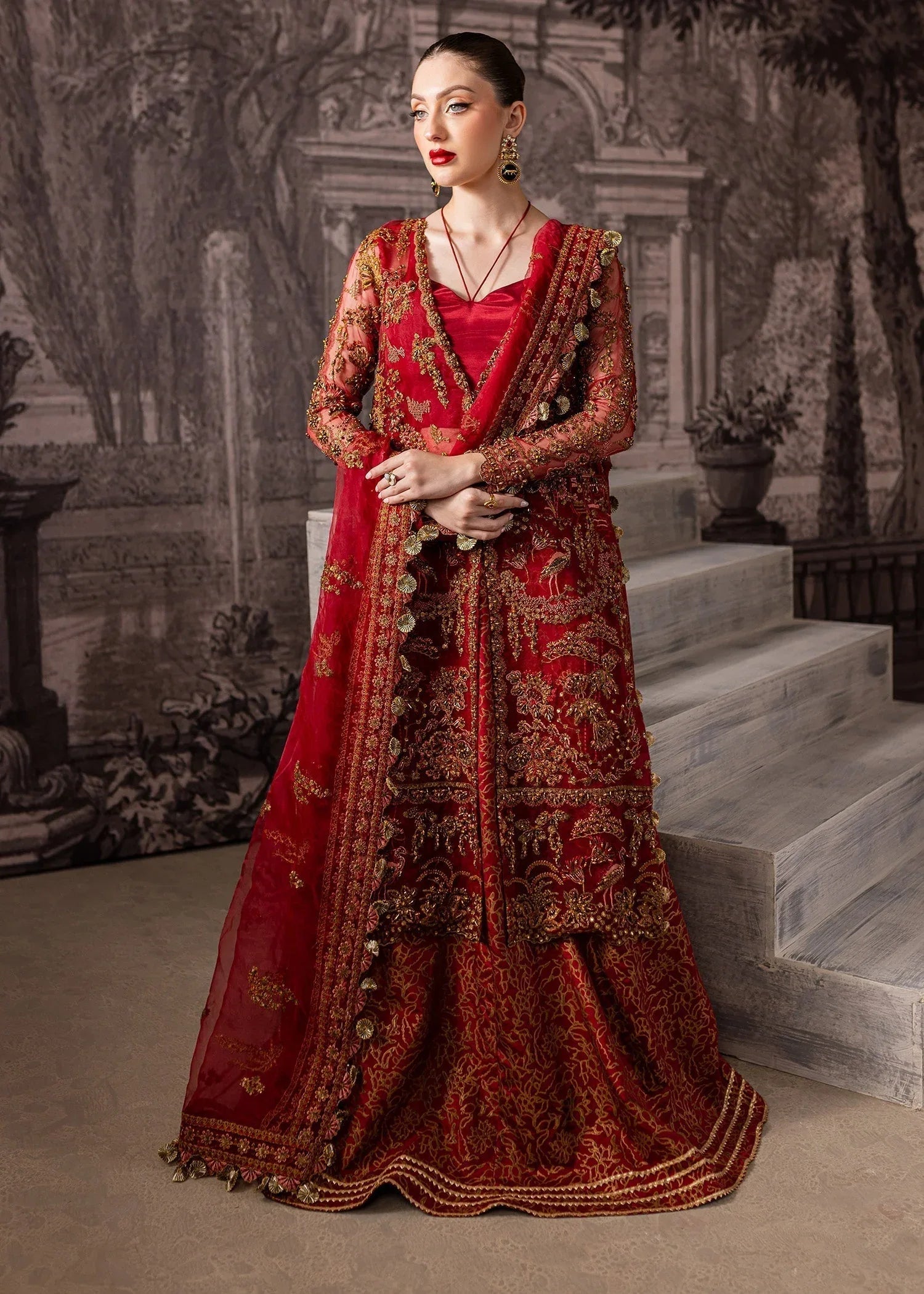 Maria Osama Khan | Mystara Wedding Festive | Vanta - Aqsa Fabrics