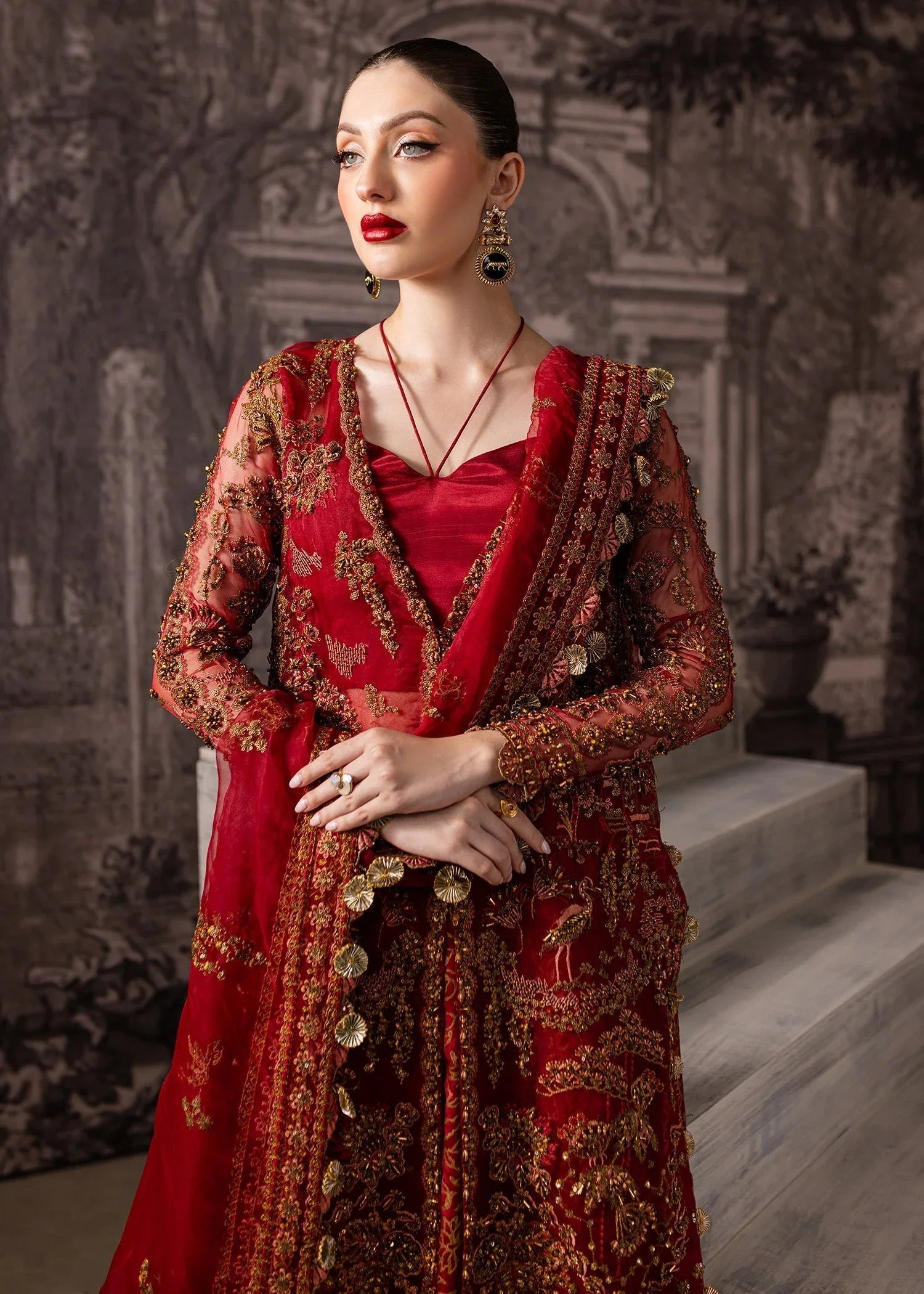 Maria Osama Khan | Mystara Wedding Festive | Vanta - Aqsa Fabrics