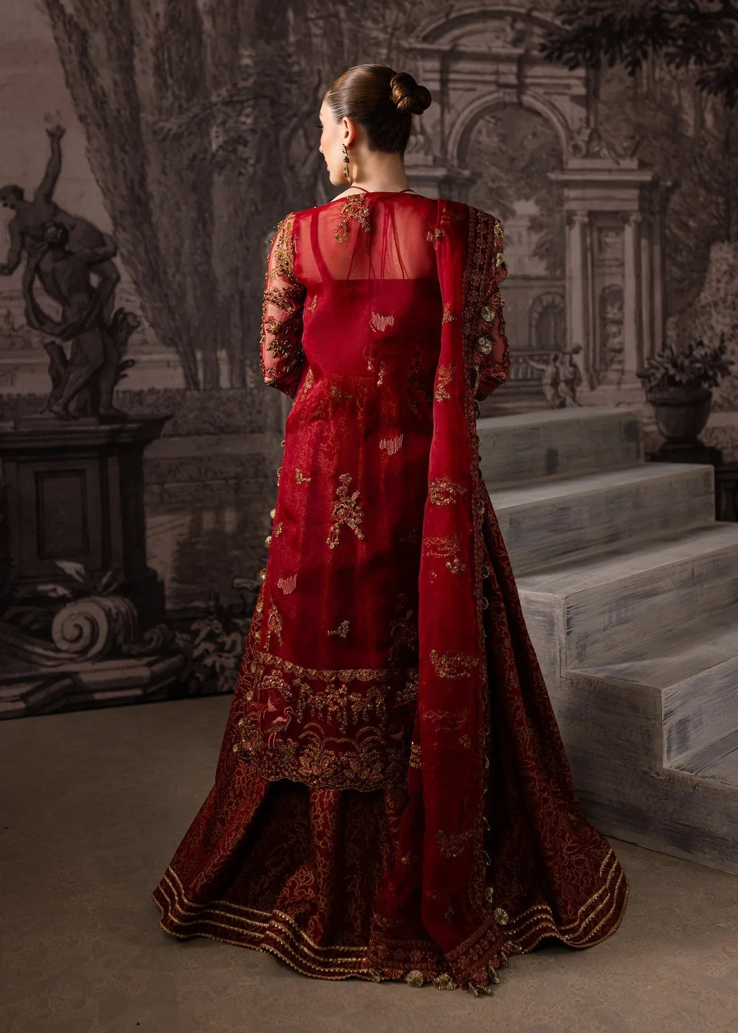 Maria Osama Khan | Mystara Wedding Festive | Vanta - Aqsa Fabrics