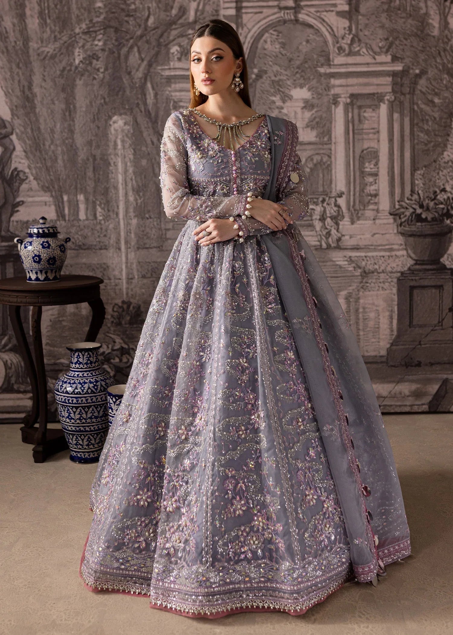 Maria Osama Khan | Mystara Wedding Festive | Lyra - Aqsa Fabrics