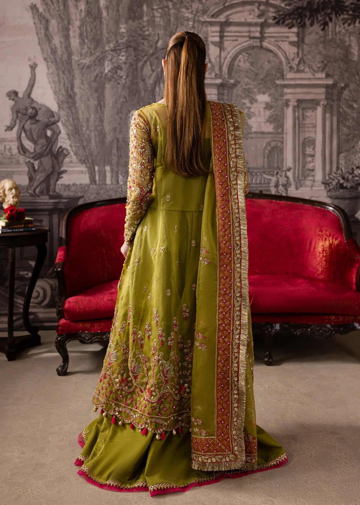 Maria Osama Khan | Mystara Wedding Festive | Noir - Aqsa Fabrics