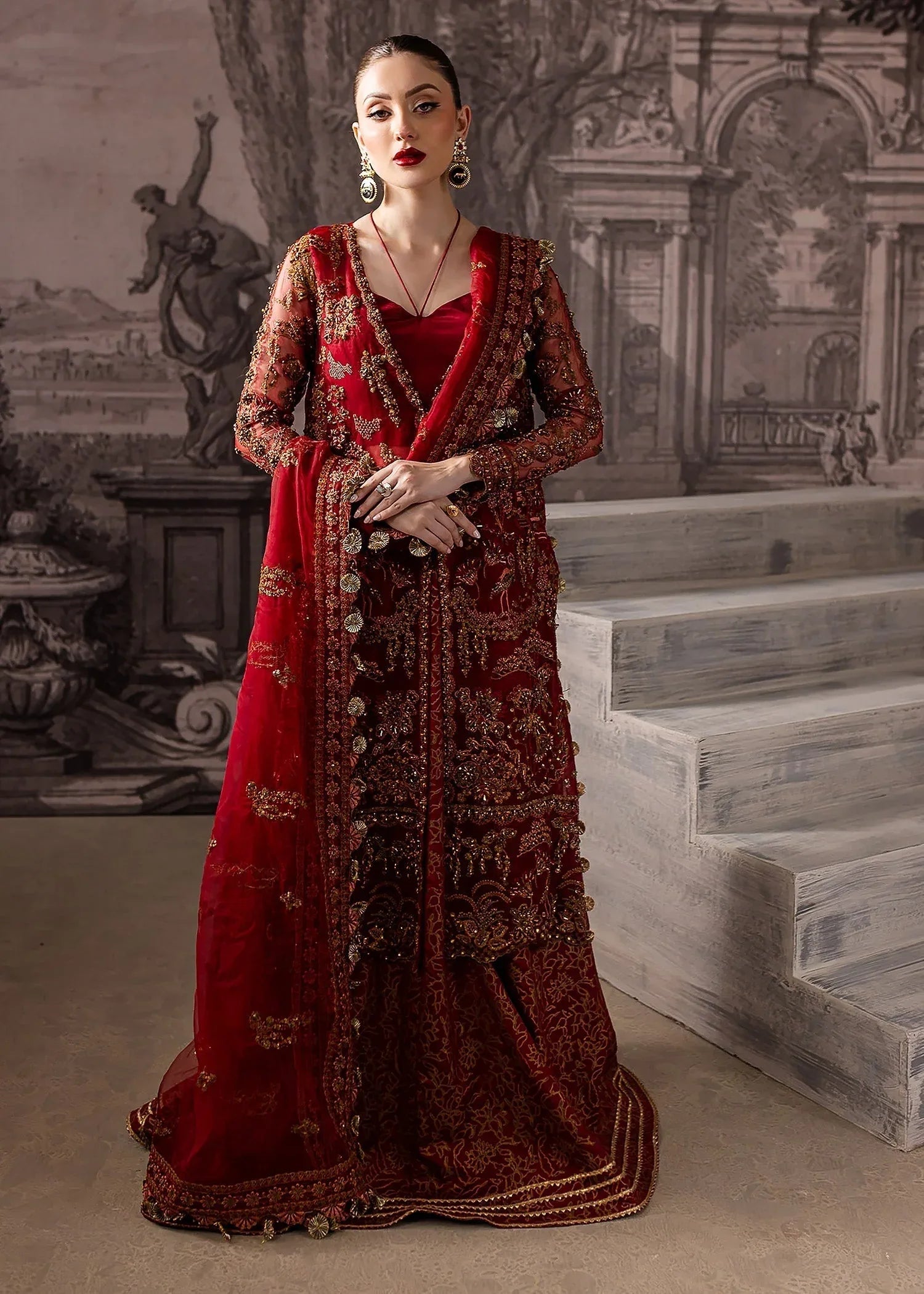 Maria Osama Khan | Mystara Wedding Festive | Vanta - Aqsa Fabrics