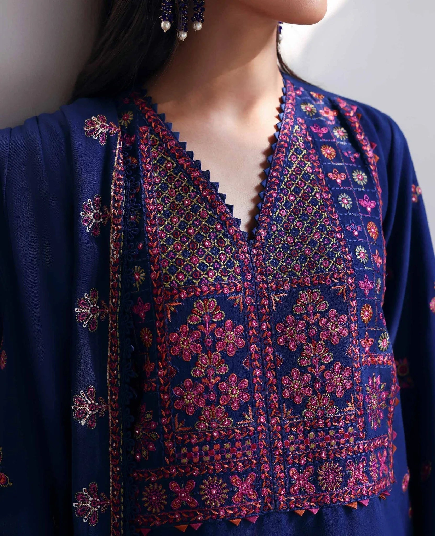 Republic Womenswear | Amaris Luxury Shawl 25 |Maris - Aqsa Fabrics