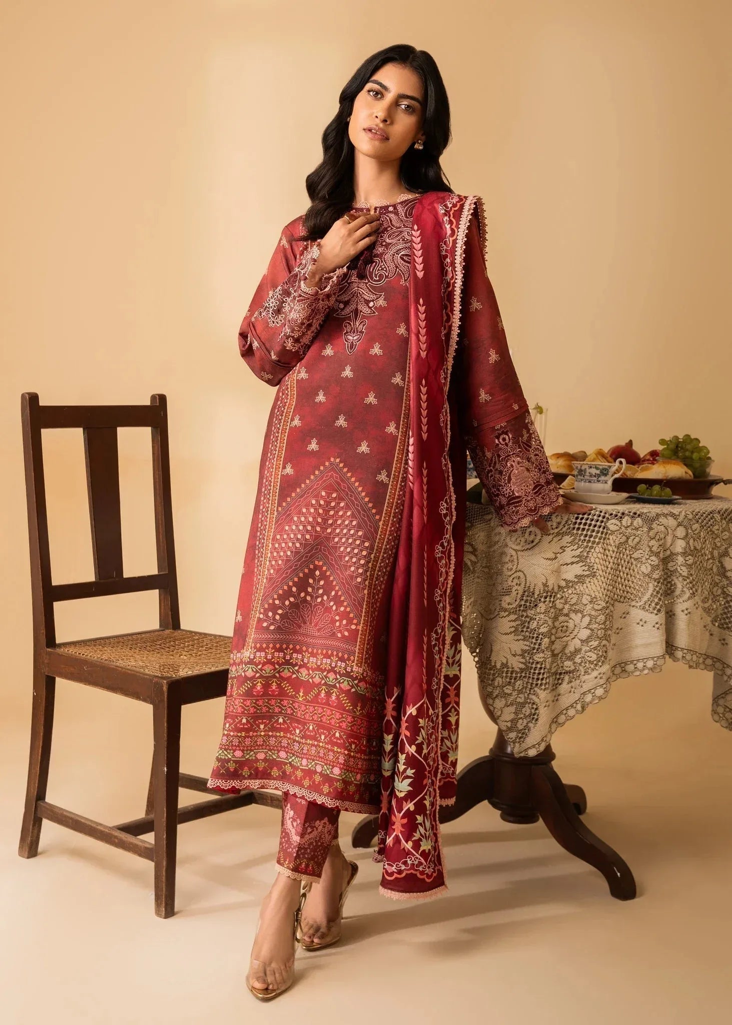 Nureh | Shades of Winter | TAHLIA (AZ-09) - Aqsa Fabrics