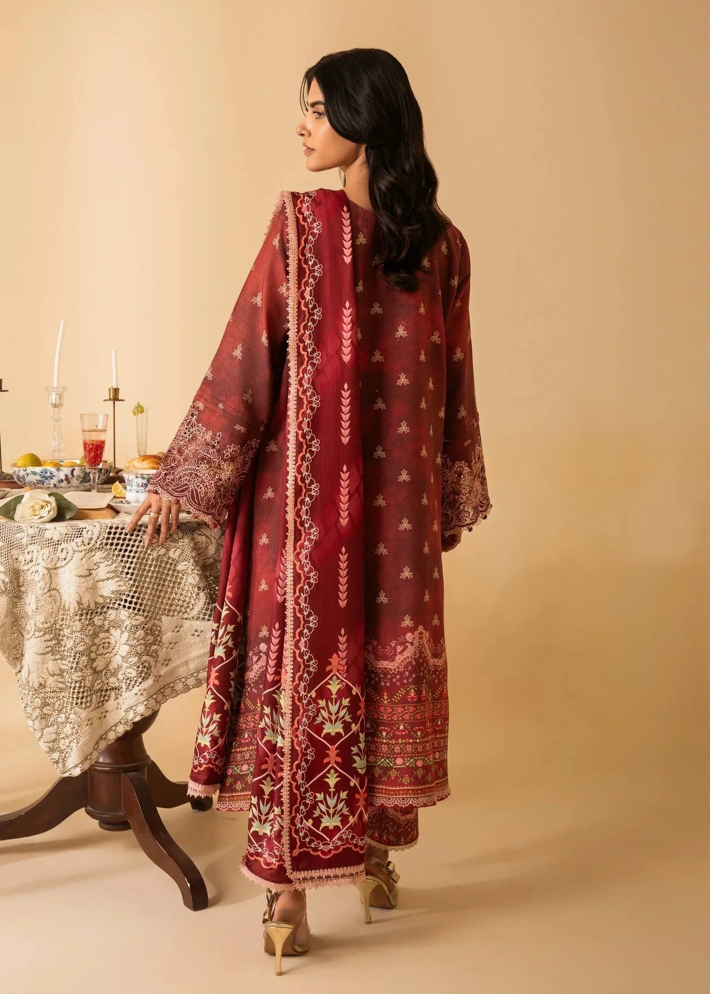 Aabyaan | Izabel Prints Linen Edit 24 | TAHLIA (AZ-09) - Aqsa Fabrics
