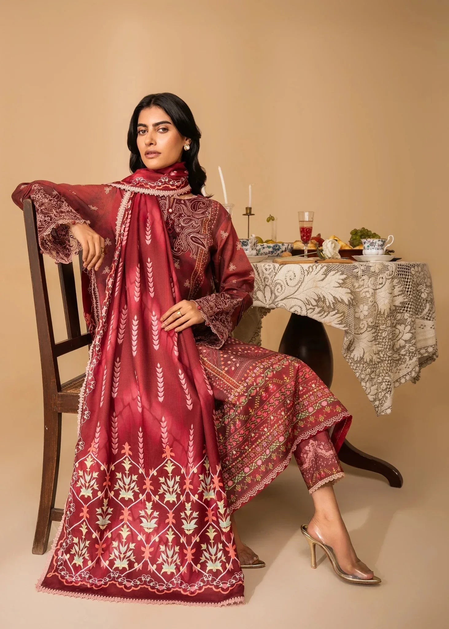 Aabyaan | Izabel Prints Linen Edit 24 | TAHLIA (AZ-09) - Aqsa Fabrics
