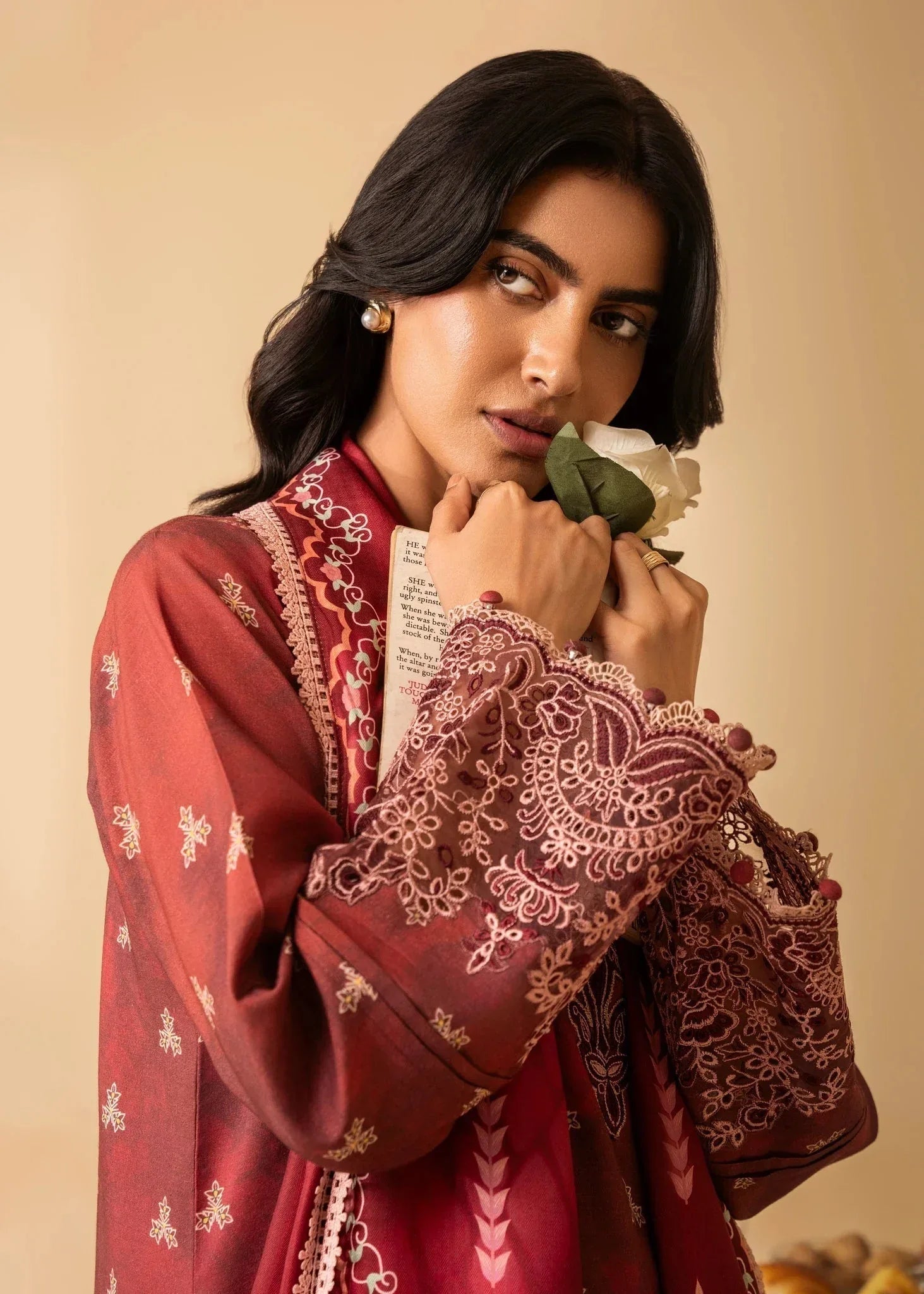 Nureh | Shades of Winter | TAHLIA (AZ-09) - Aqsa Fabrics