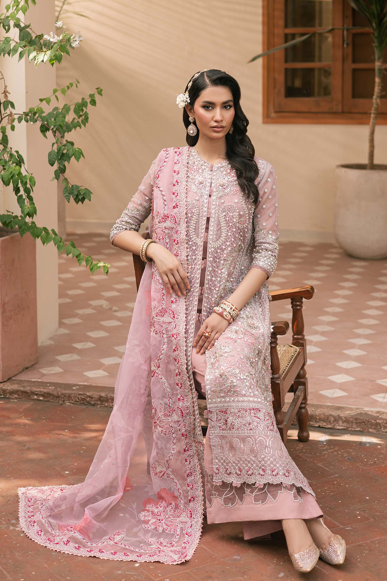 Maryam Hussain | Marwa Luxury Formals 24 | Mehru - Aqsa Fabrics