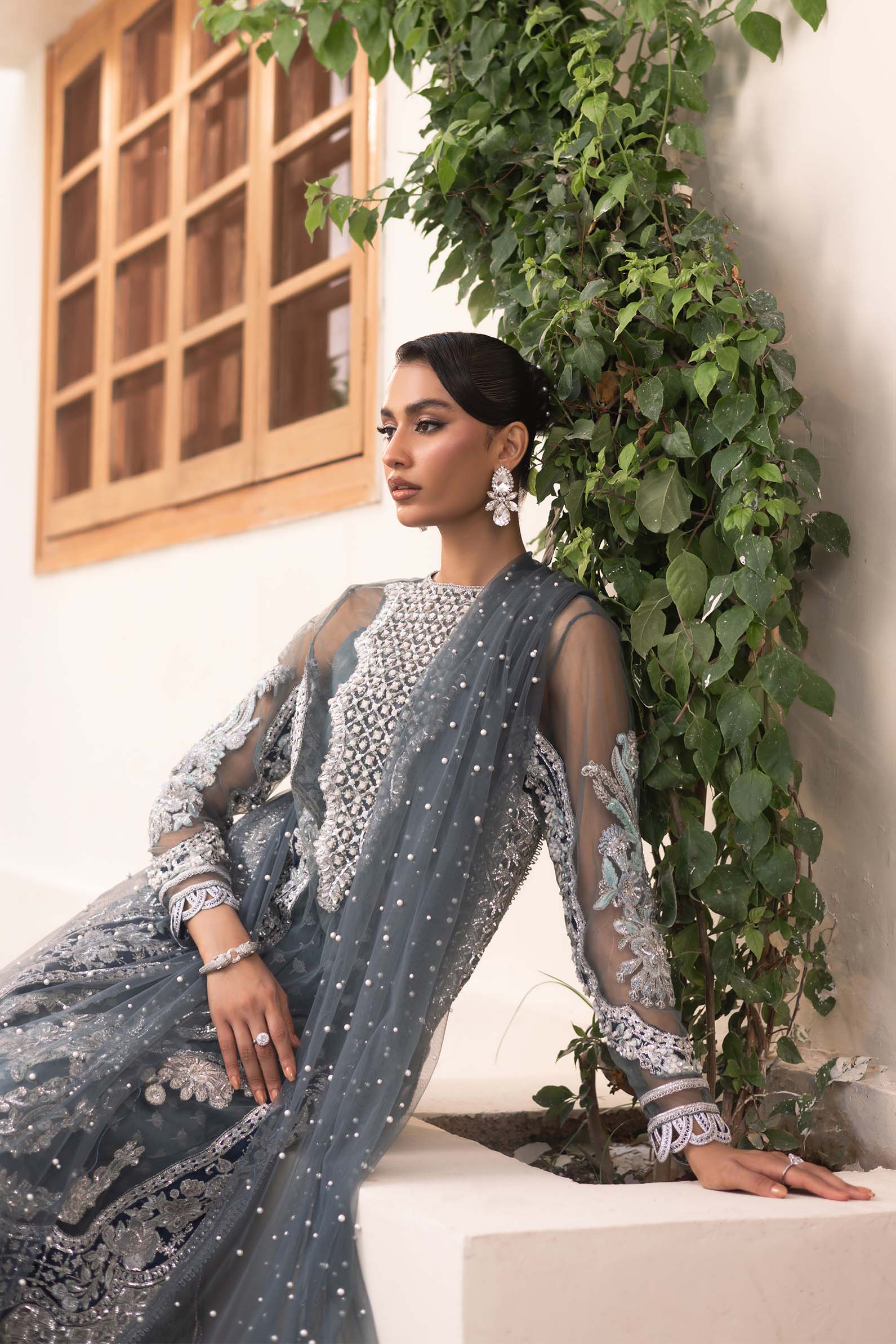Maryam Hussain | Marwa Luxury Formals 24 | Zari - Aqsa Fabrics