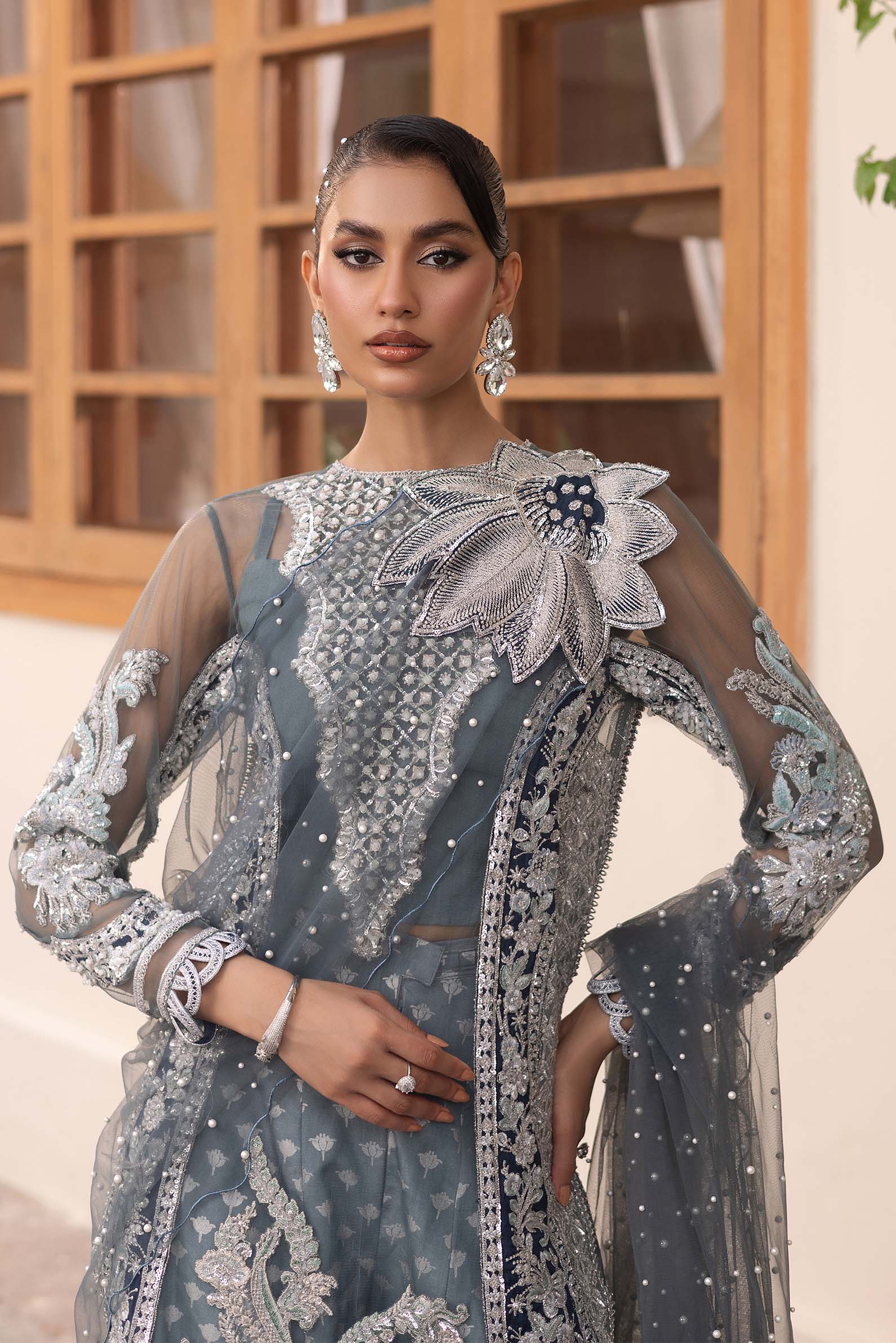 Maryam Hussain | Marwa Luxury Formals 24 | Zari - Aqsa Fabrics