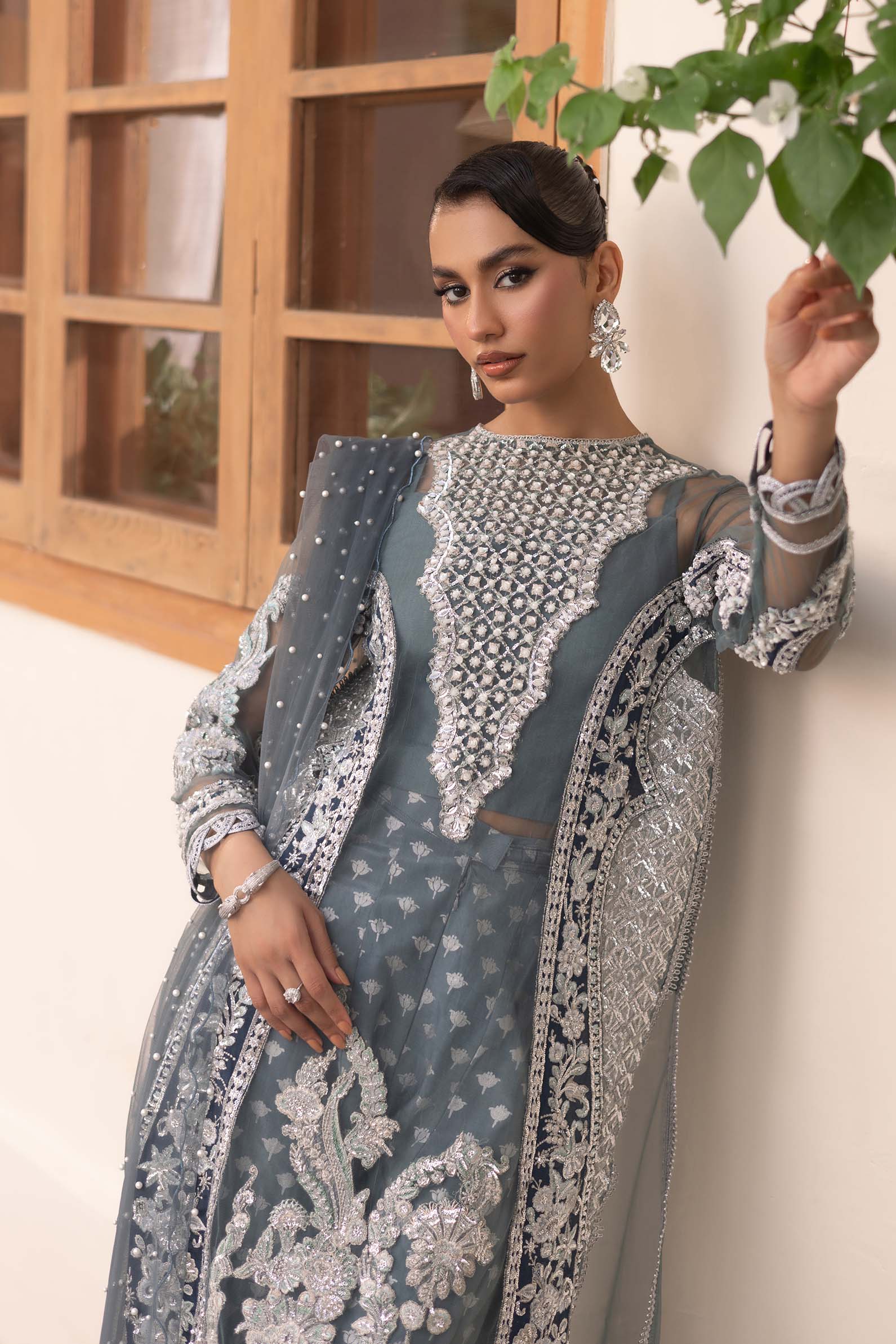 Maryam Hussain | Marwa Luxury Formals 24 | Zari - Aqsa Fabrics