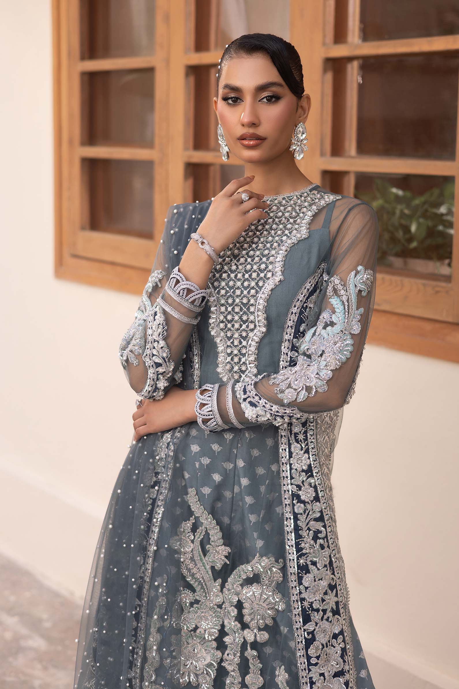 Maryam Hussain | Marwa Luxury Formals 24 | Zari - Aqsa Fabrics